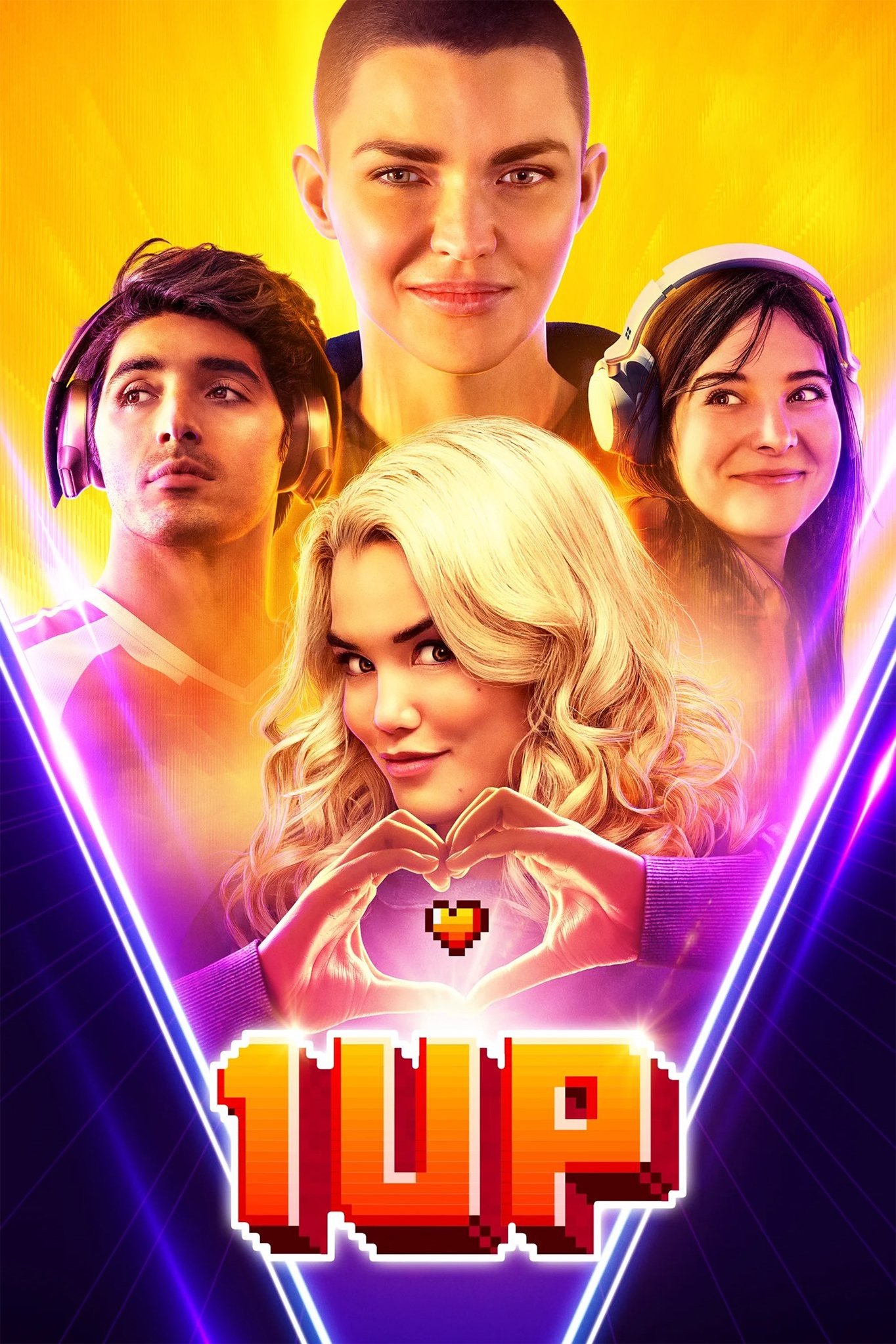 1UP movie poster print