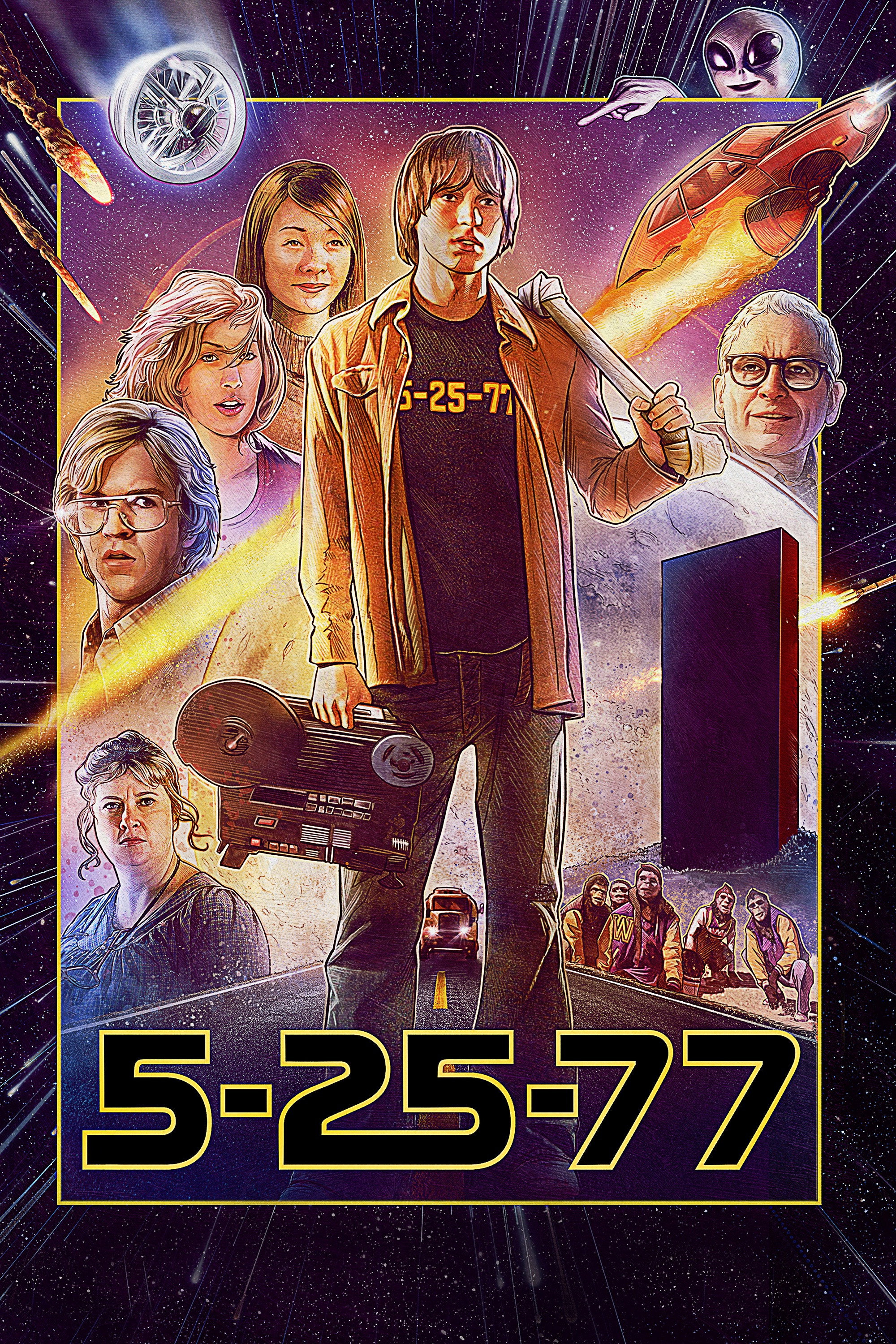 5-25-77 movie poster print