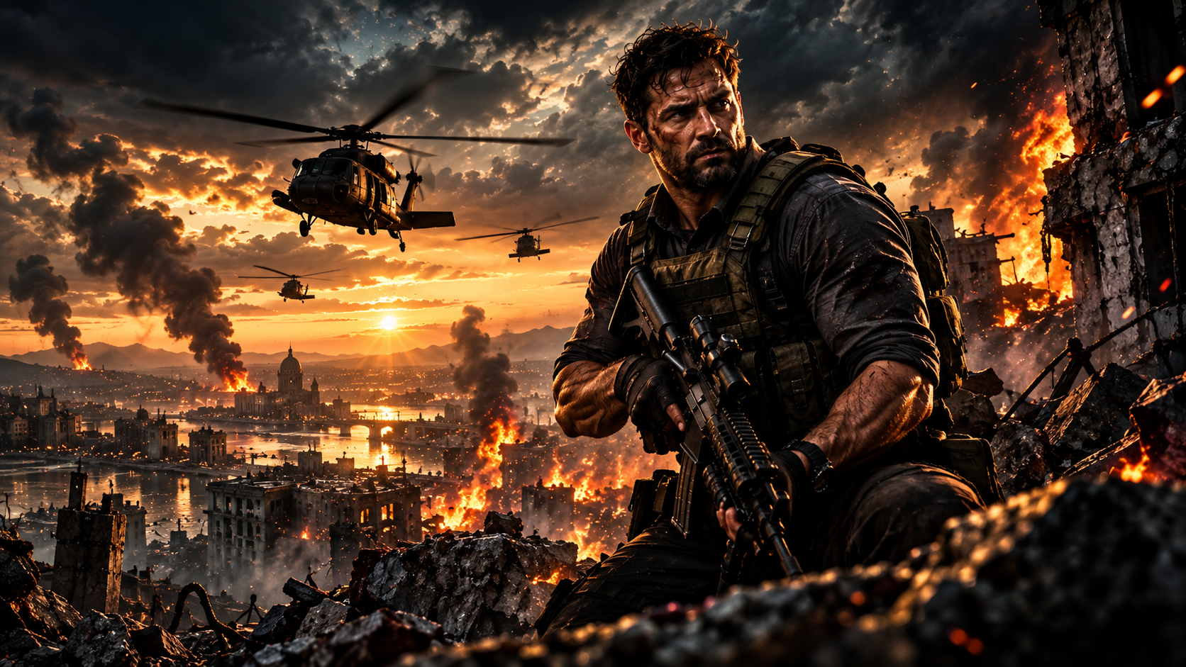Action movie poster