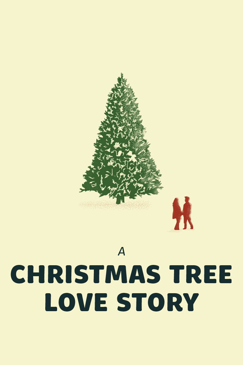 A Christmas Tree Love Story movie poster print