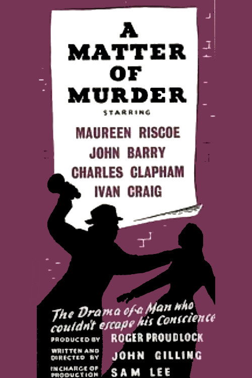 A Matter of Murder movie poster print