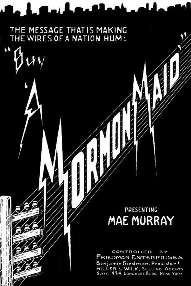 A Mormon Maid movie poster print