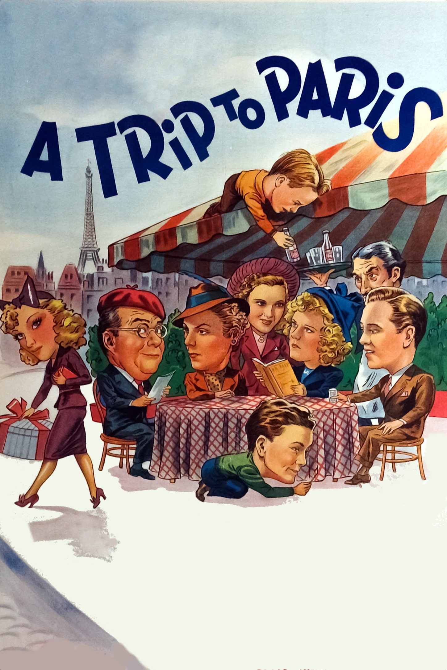 A Trip to Paris movie poster print