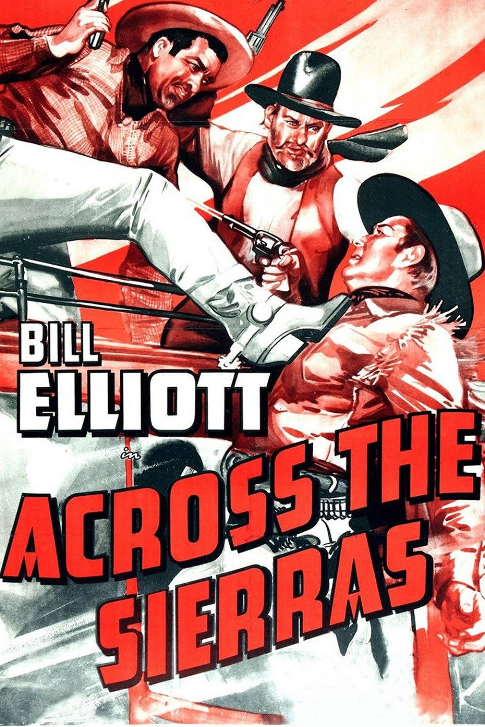 Across the Sierras movie poster print