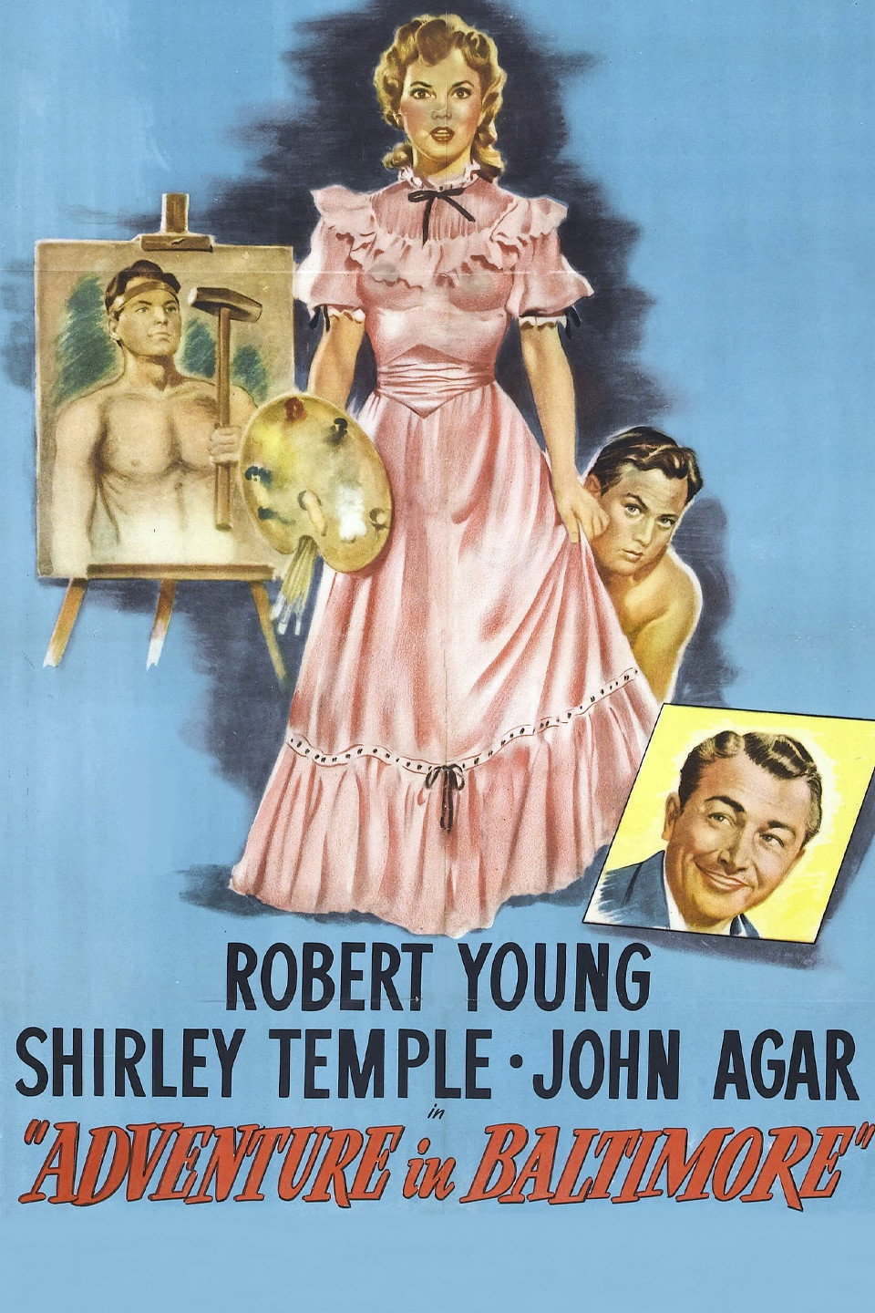 Adventure in Baltimore movie poster print
