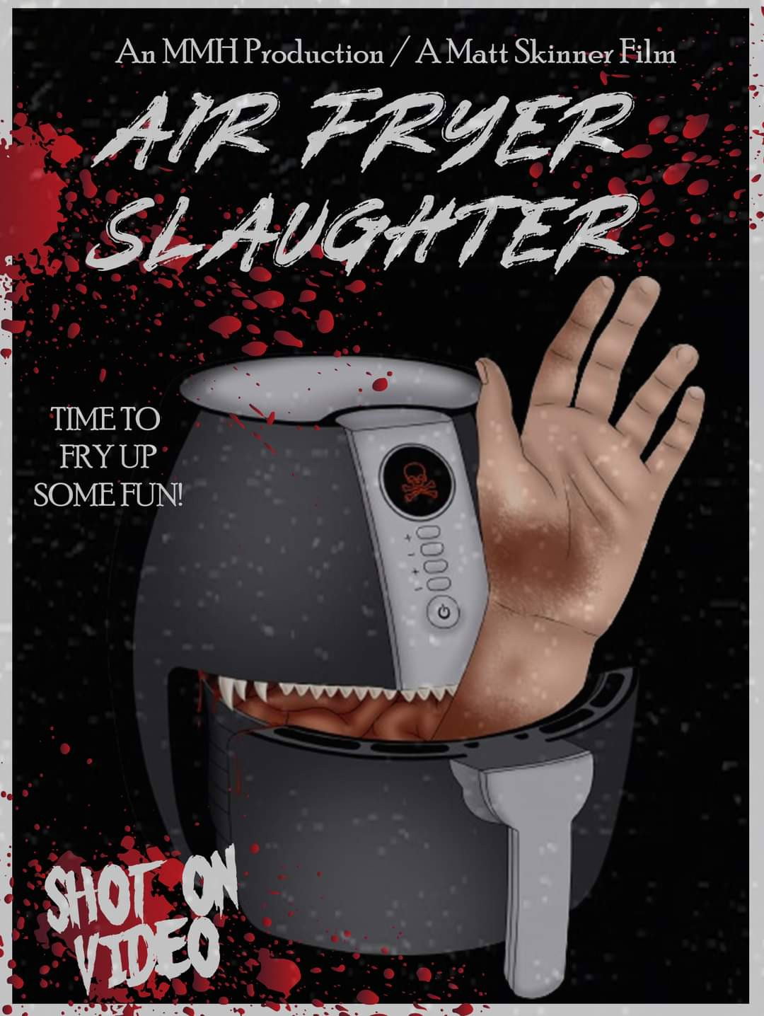 Air Fryer Slaughter movie poster print
