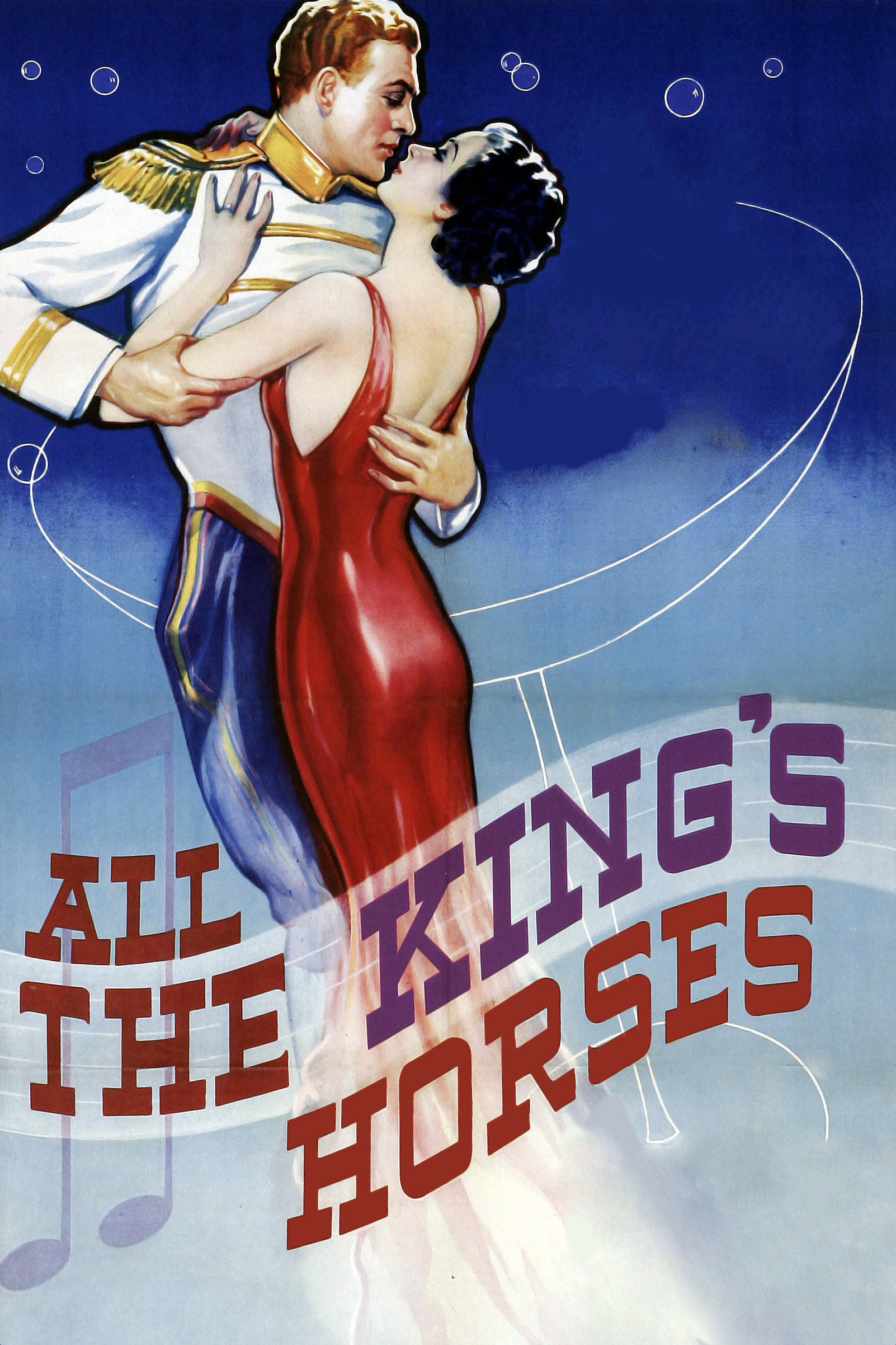 All the King's Horses movie poster print