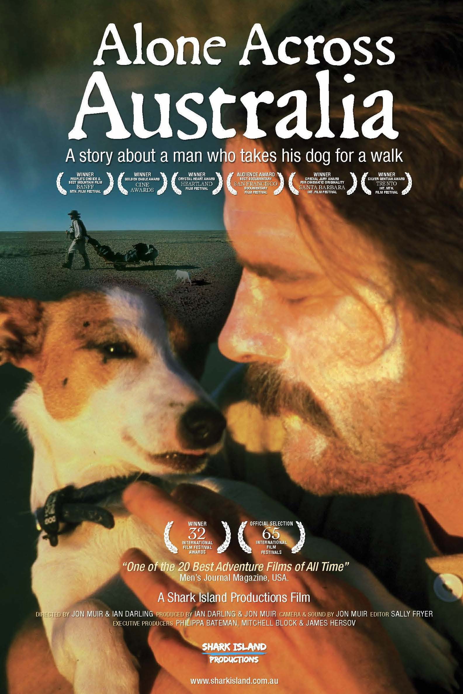Alone Across Australia movie poster print