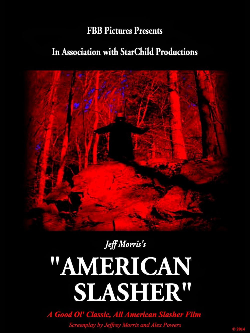 American Slasher movie poster print