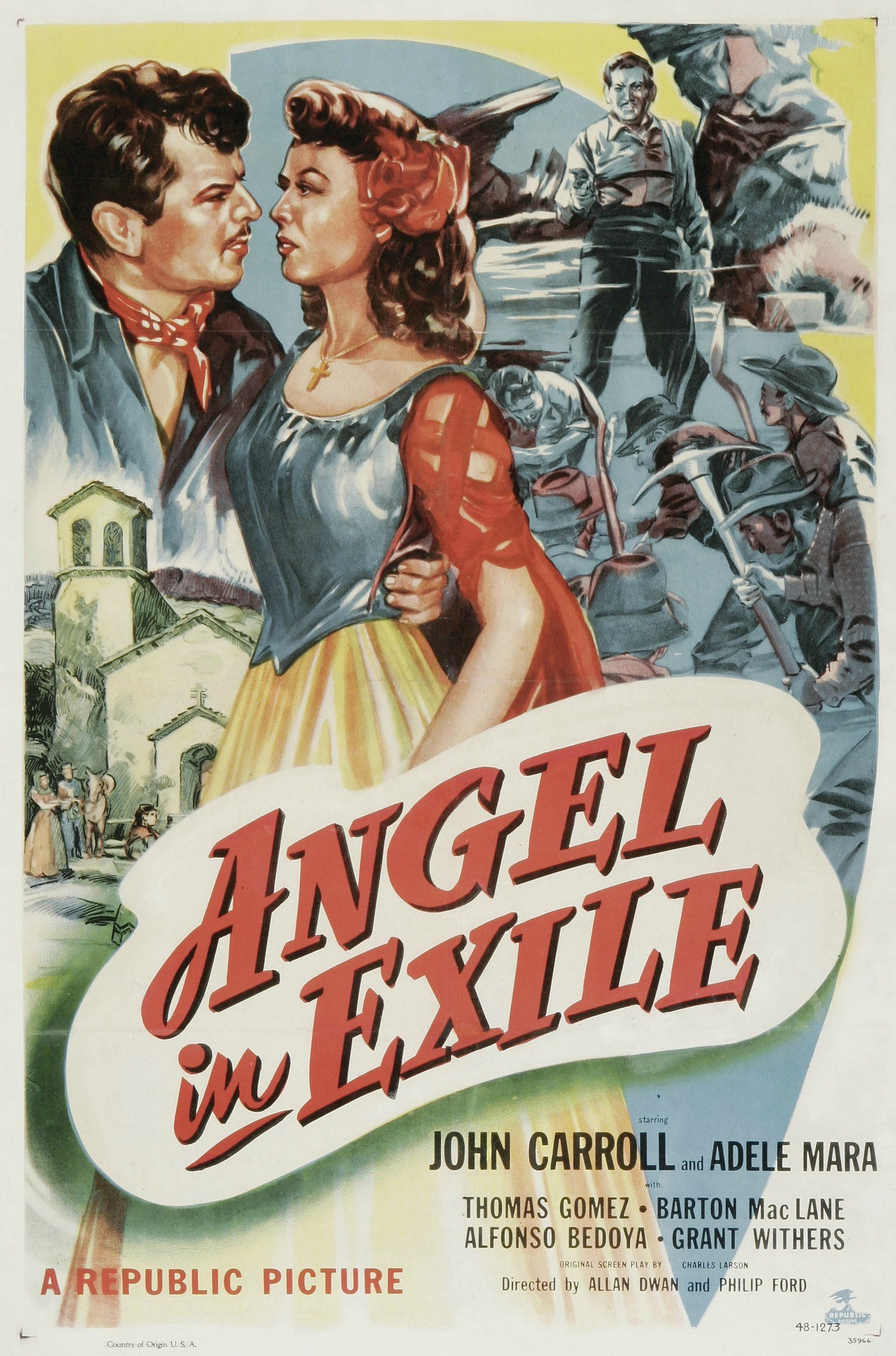Angel in Exile movie poster print