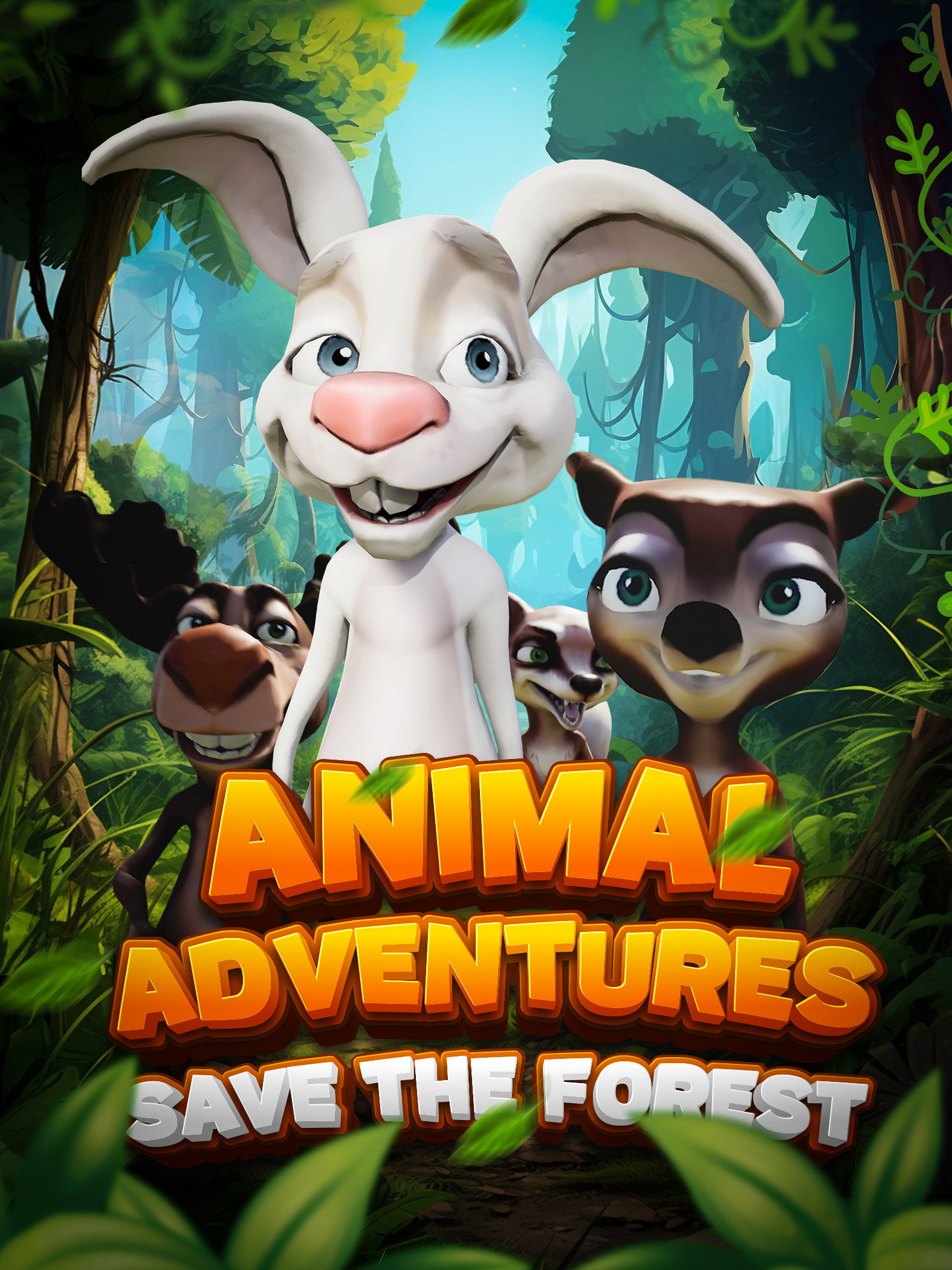 Animal Adventures: Save the Forest movie poster print