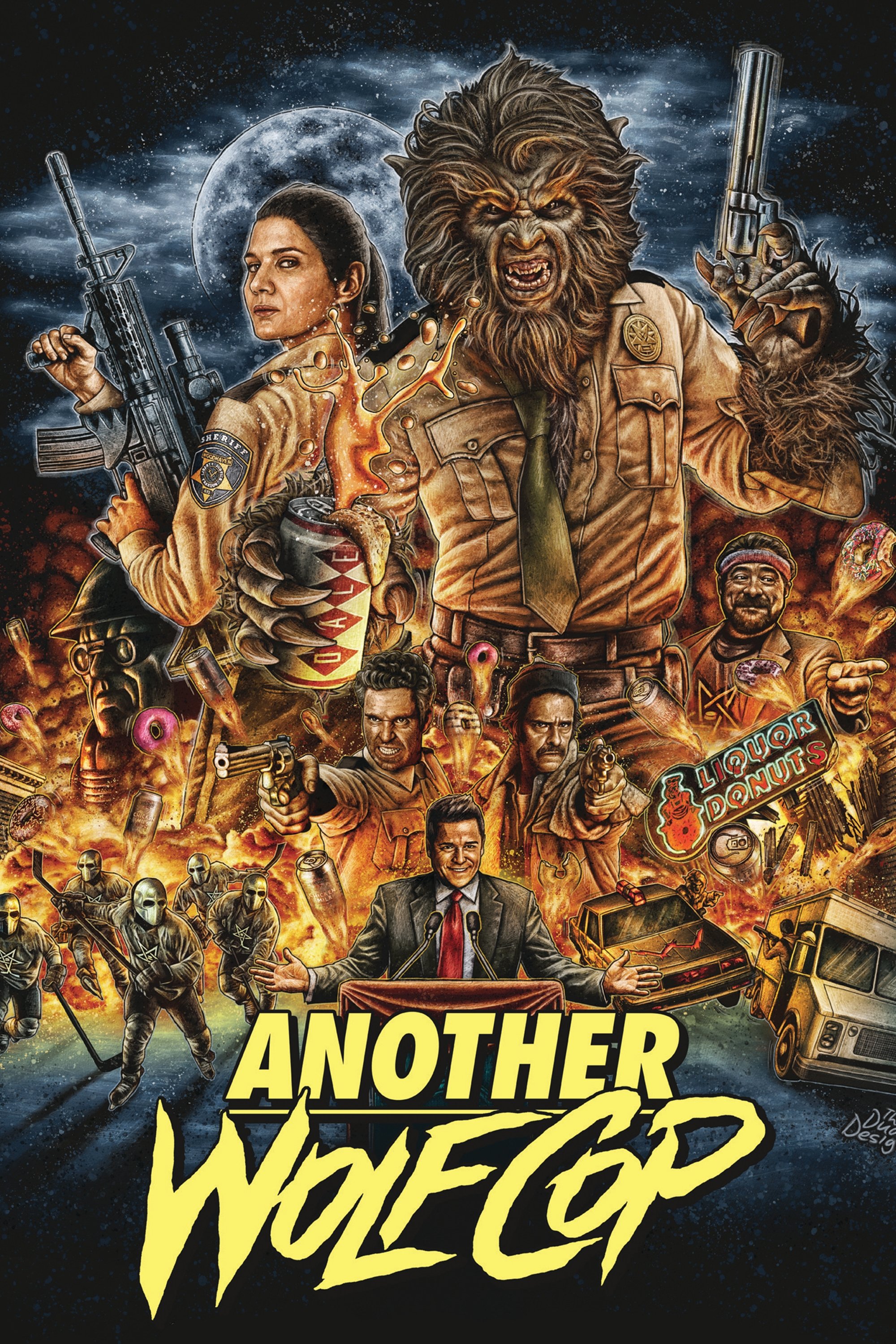 Another WolfCop movie poster print