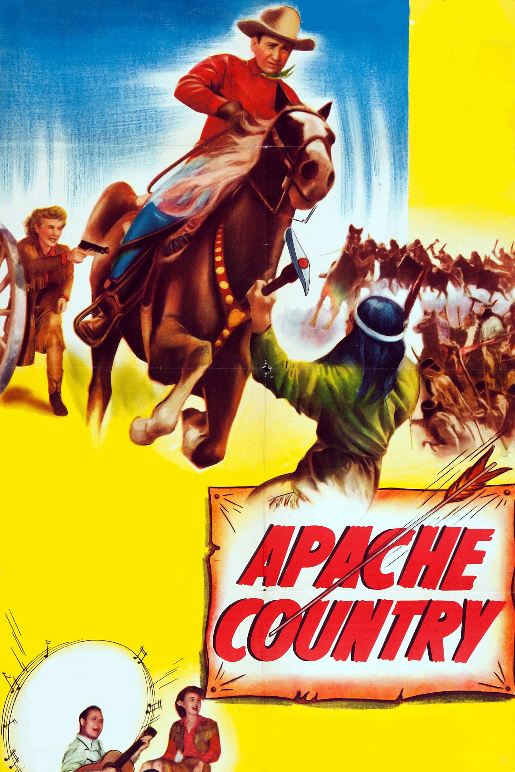 Apache Country movie poster print