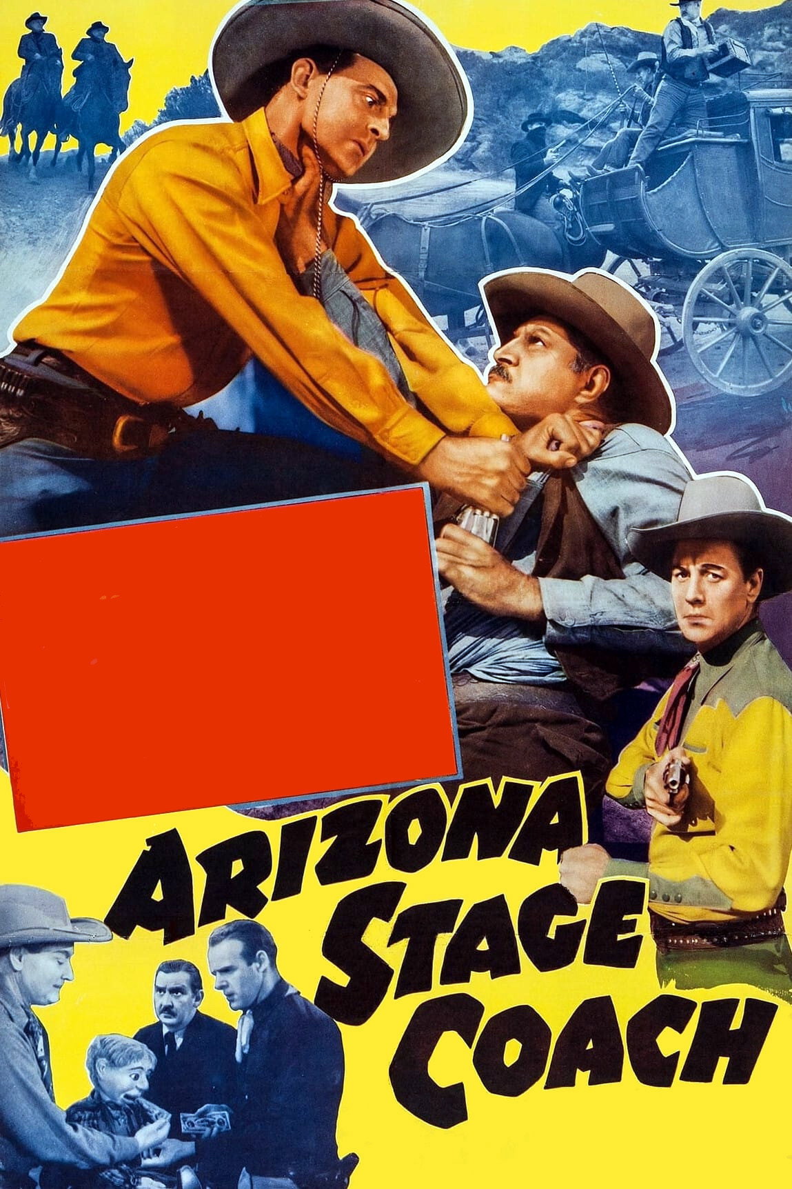 Arizona Stage Coach movie poster print