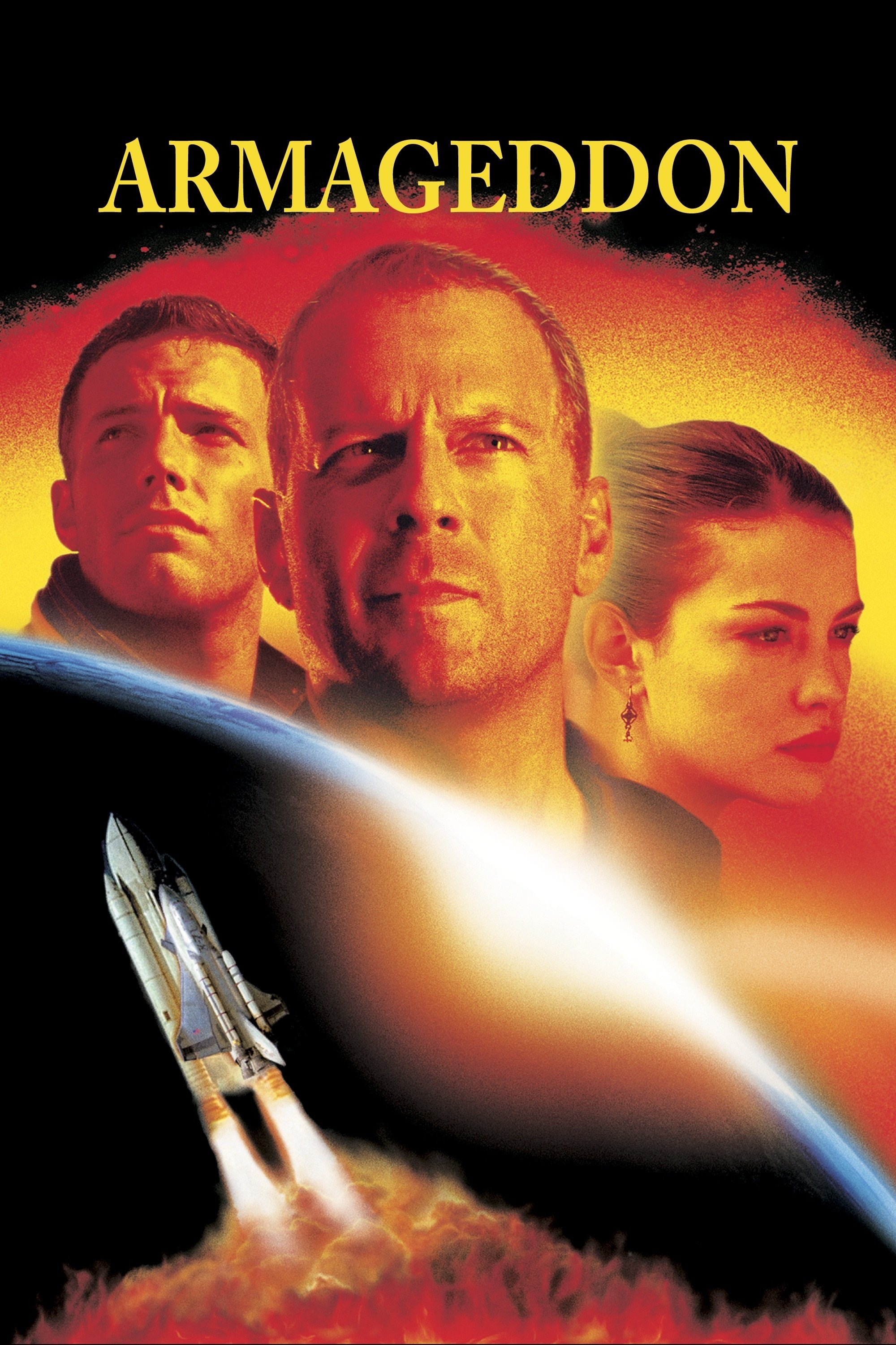 Armageddon movie poster print