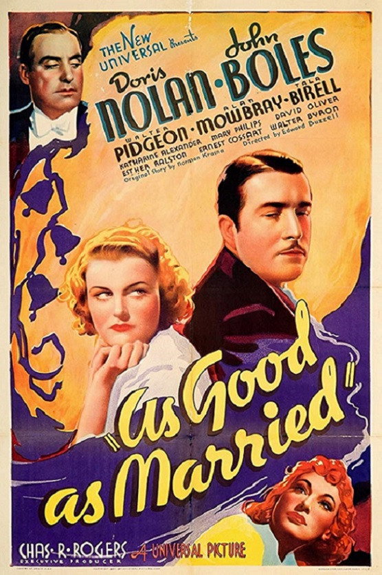 As Good as Married movie poster print