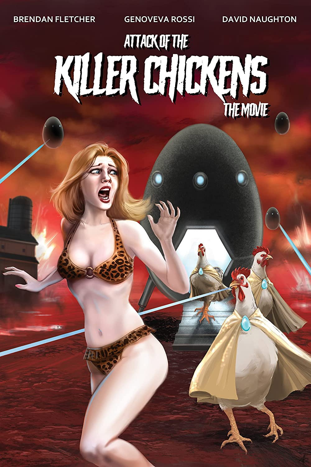 Attack of the Killer Chickens: The Movie movie poster print
