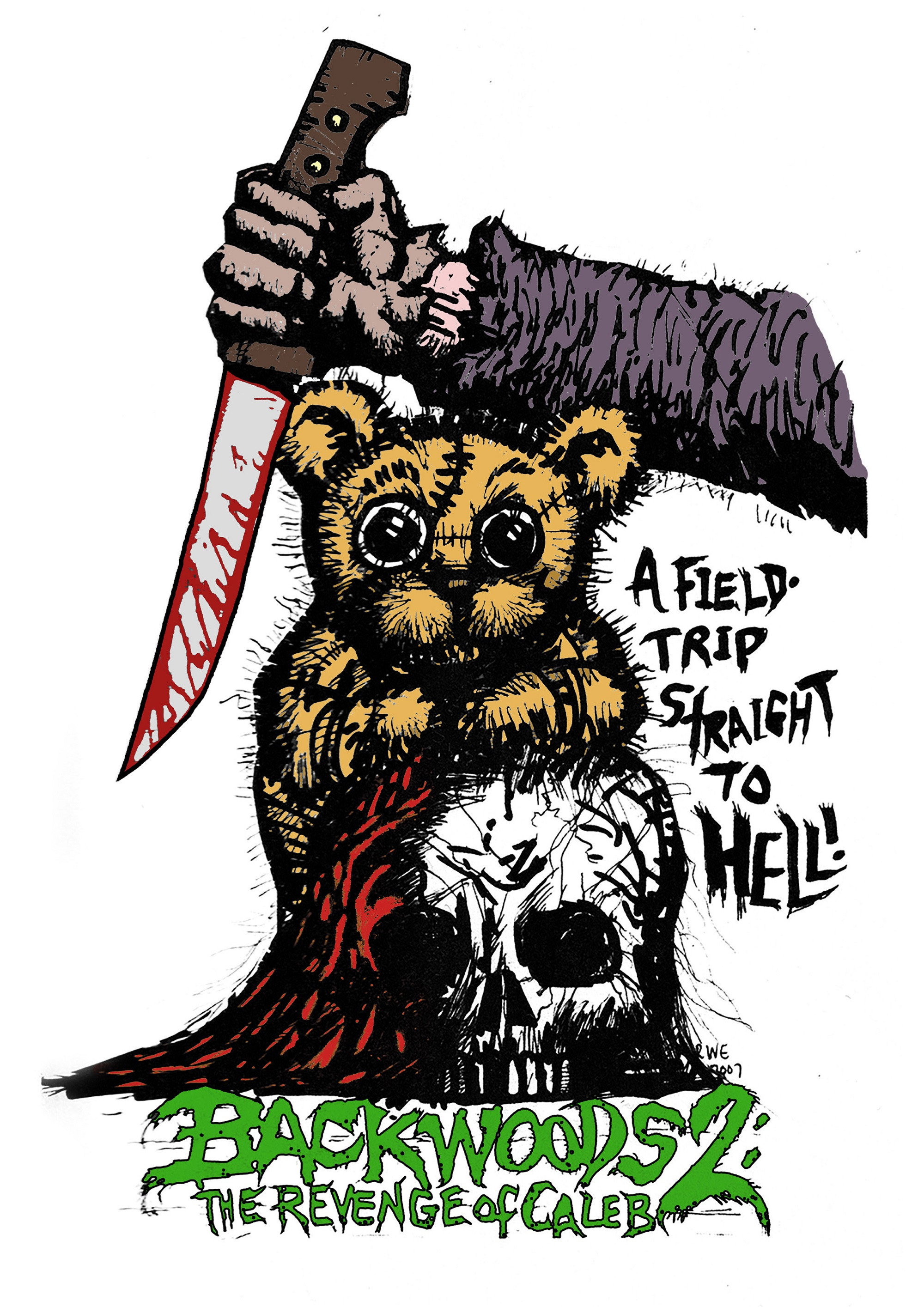 Backwoods 2: The Revenge of Caleb movie poster print