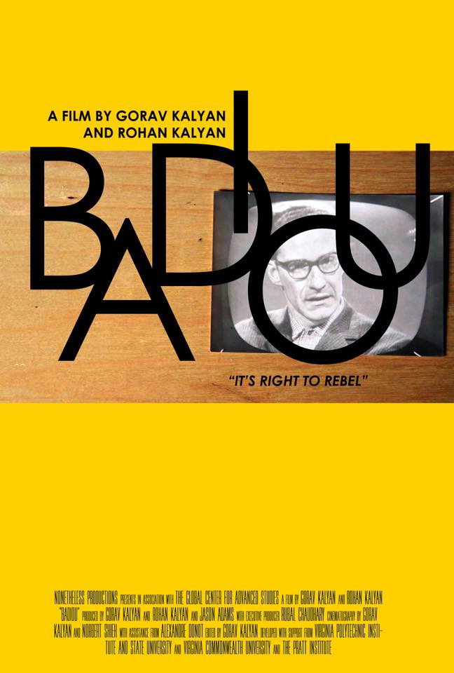 Badiou movie poster print