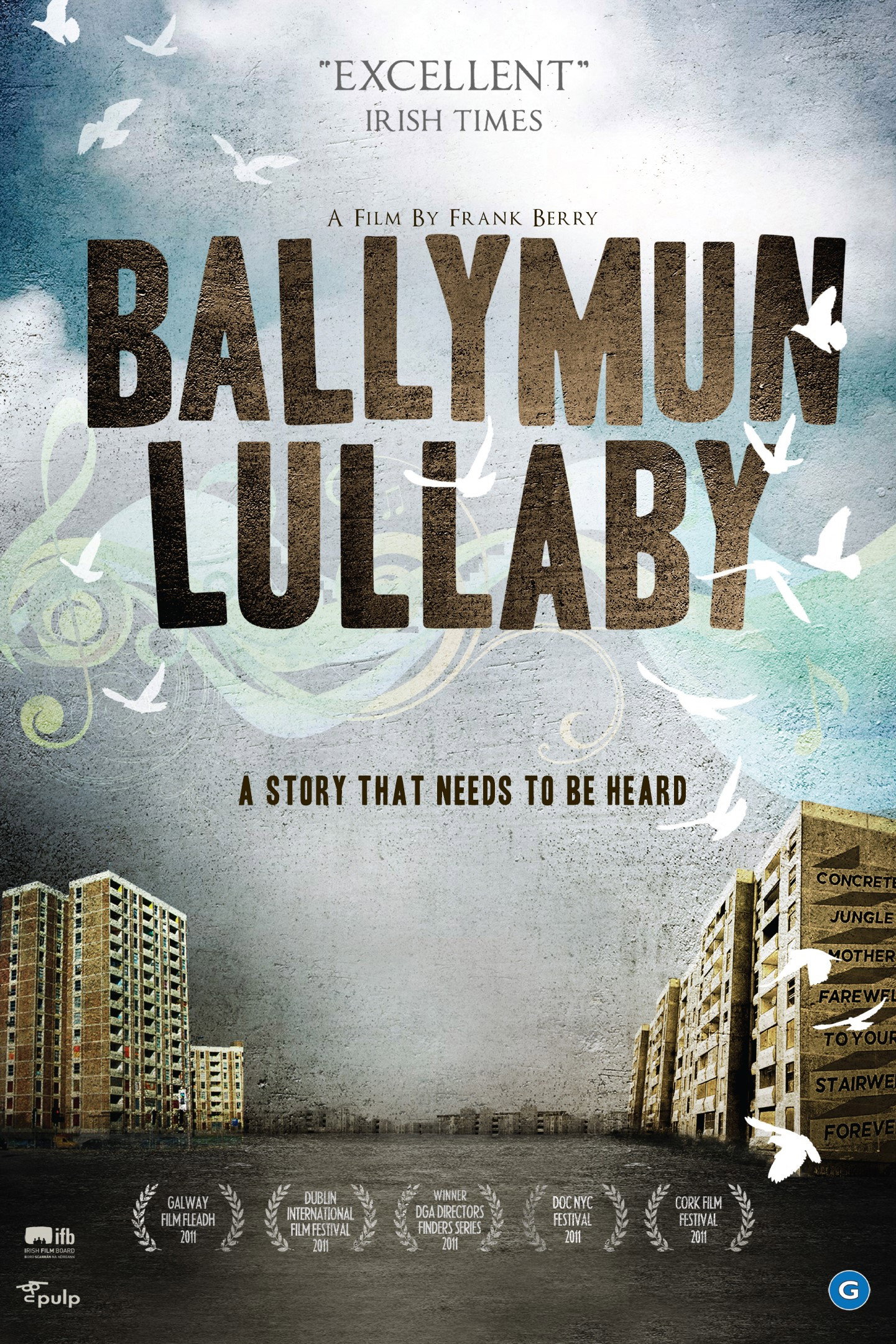 Ballymun Lullaby movie poster print