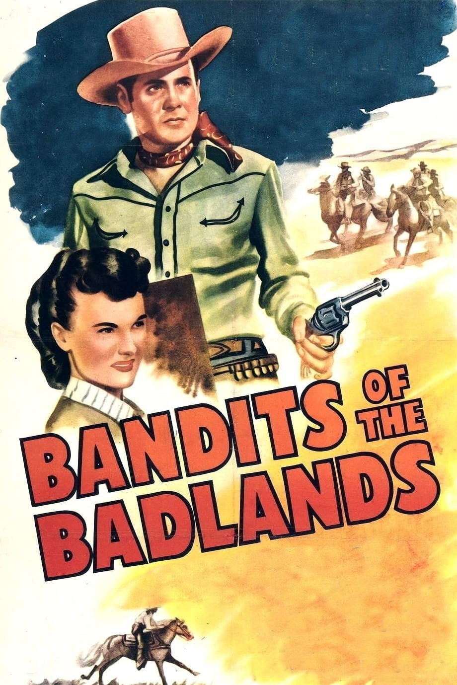 Bandits of the Badlands movie poster print