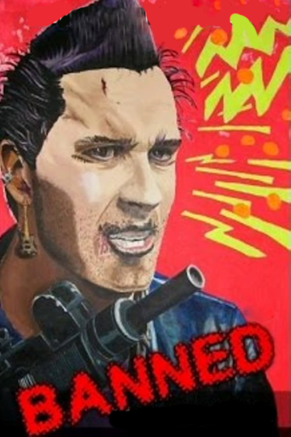 Banned movie poster print