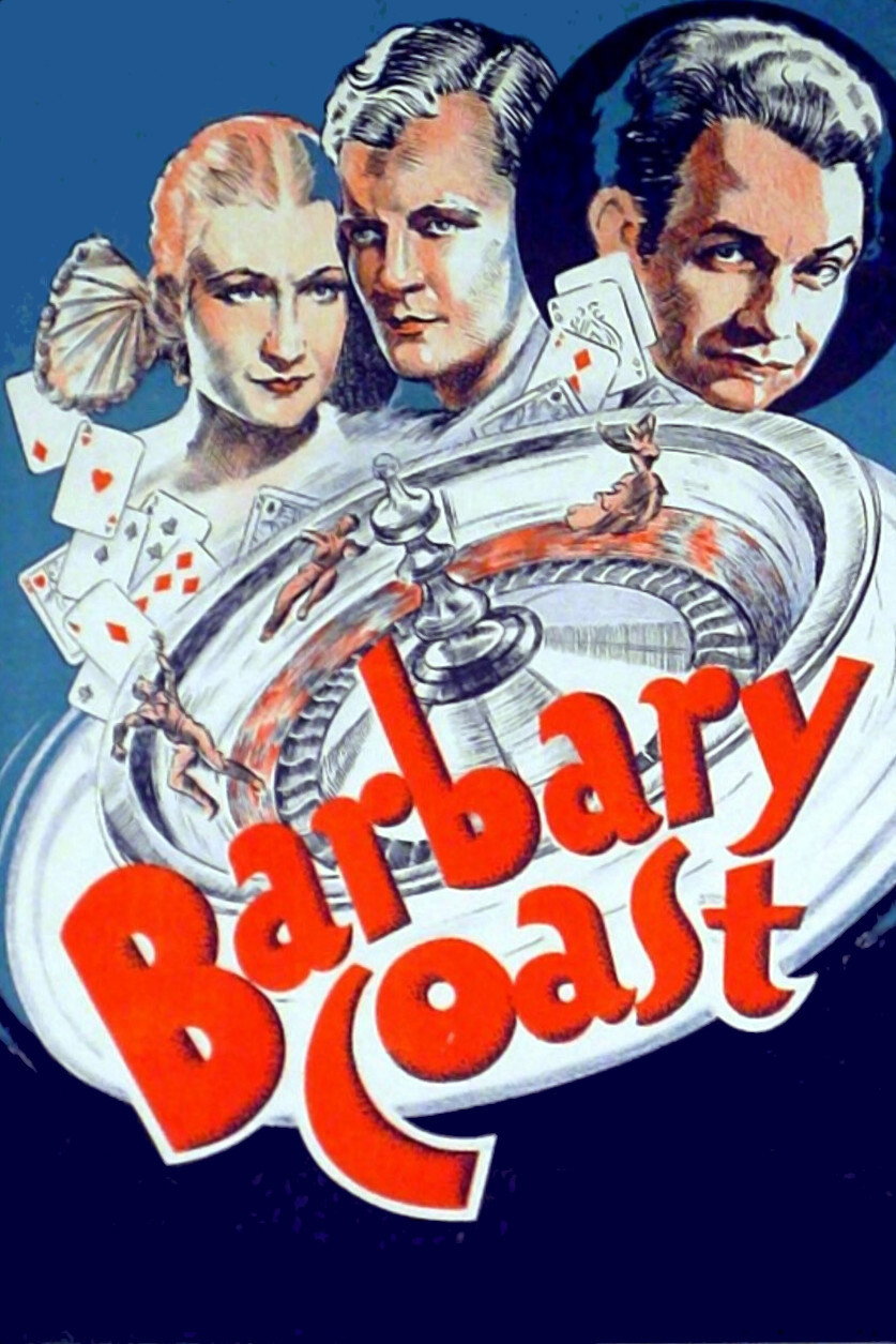Barbary Coast movie poster print