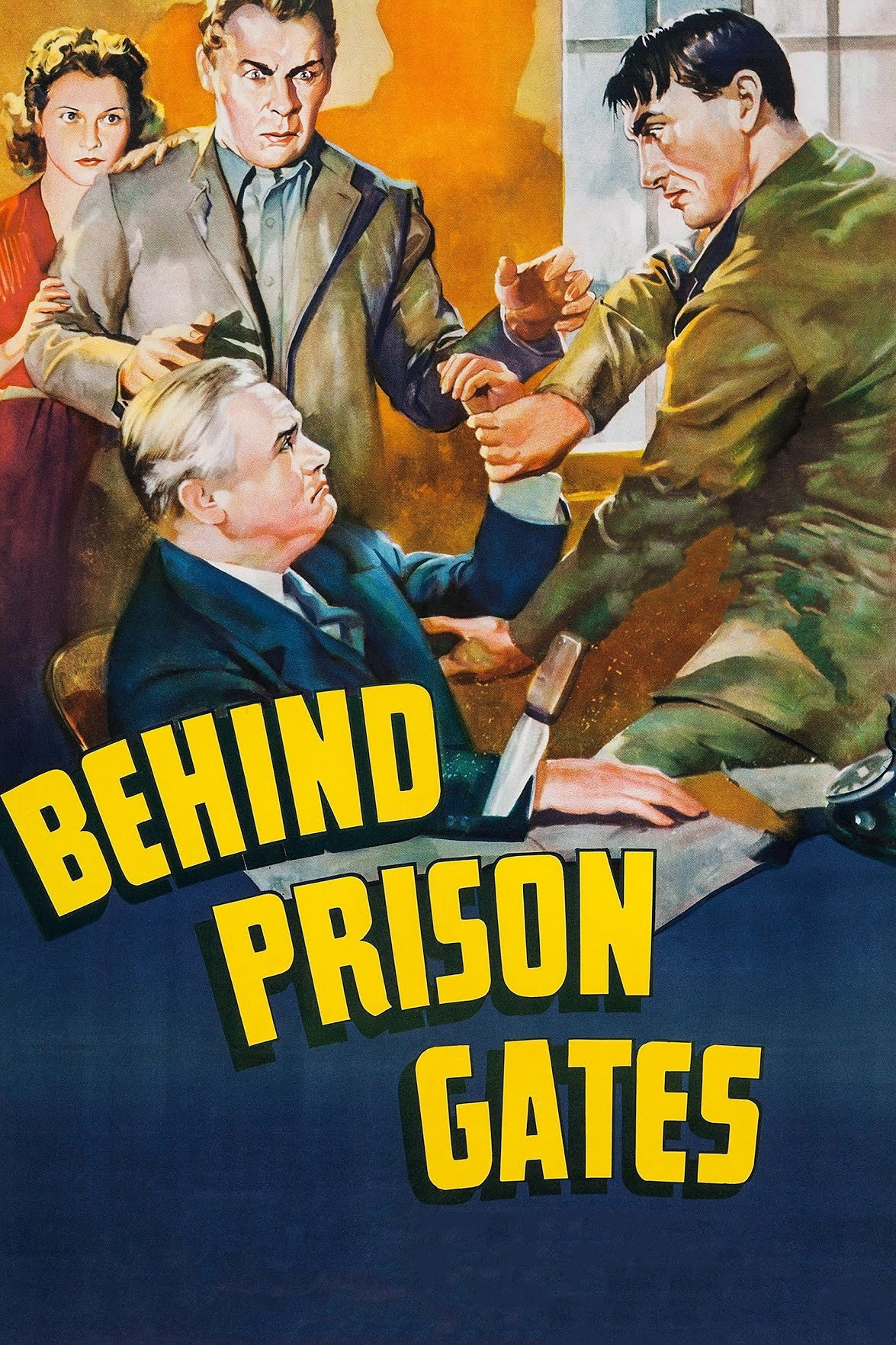 Behind Prison Gates movie poster print