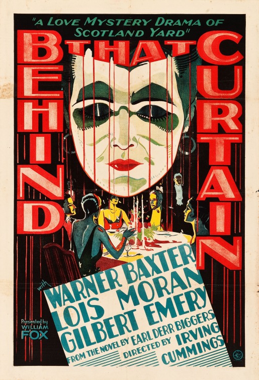 Behind That Curtain movie poster print