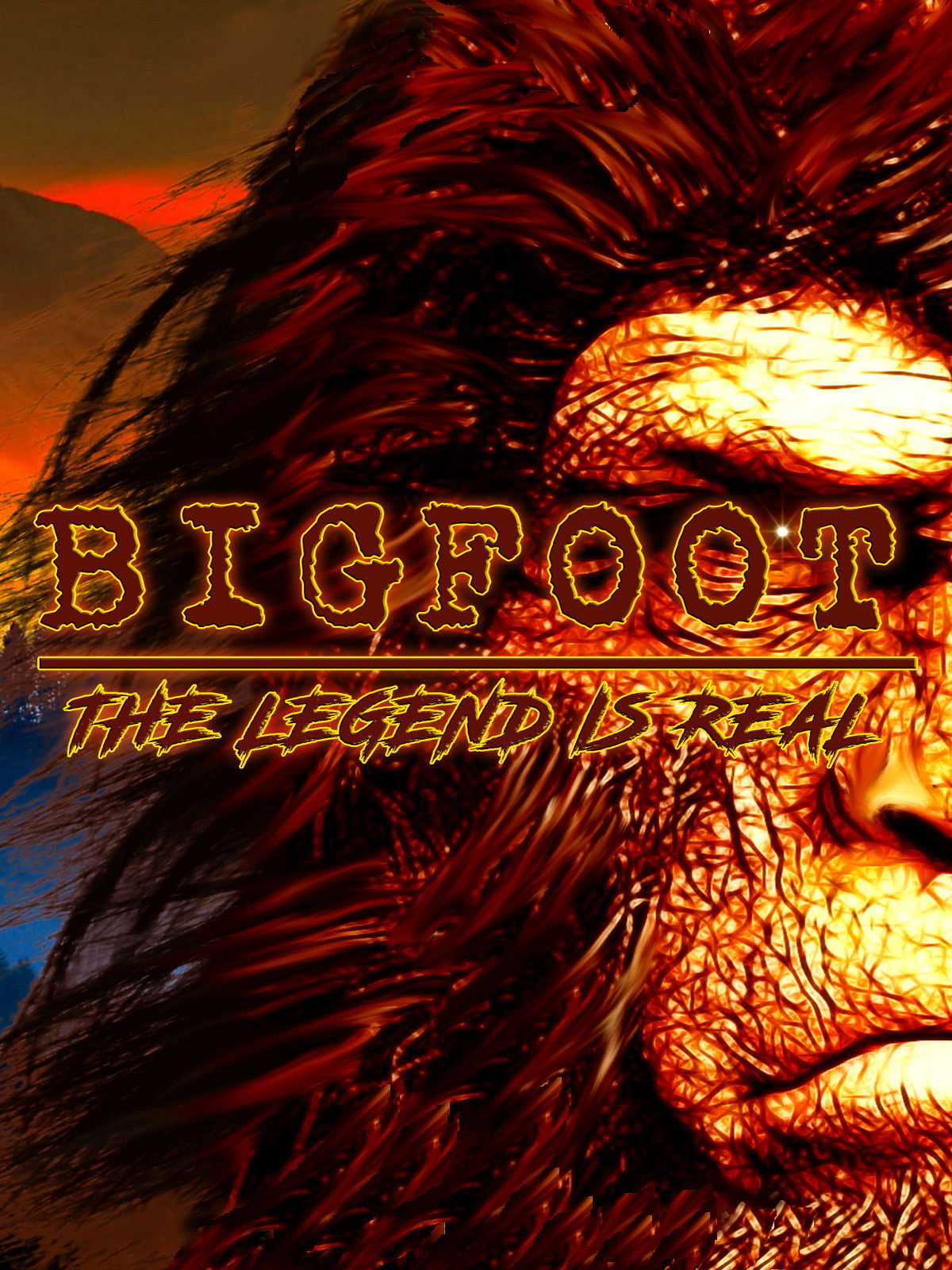 Bigfoot: The Legend is Real movie poster print