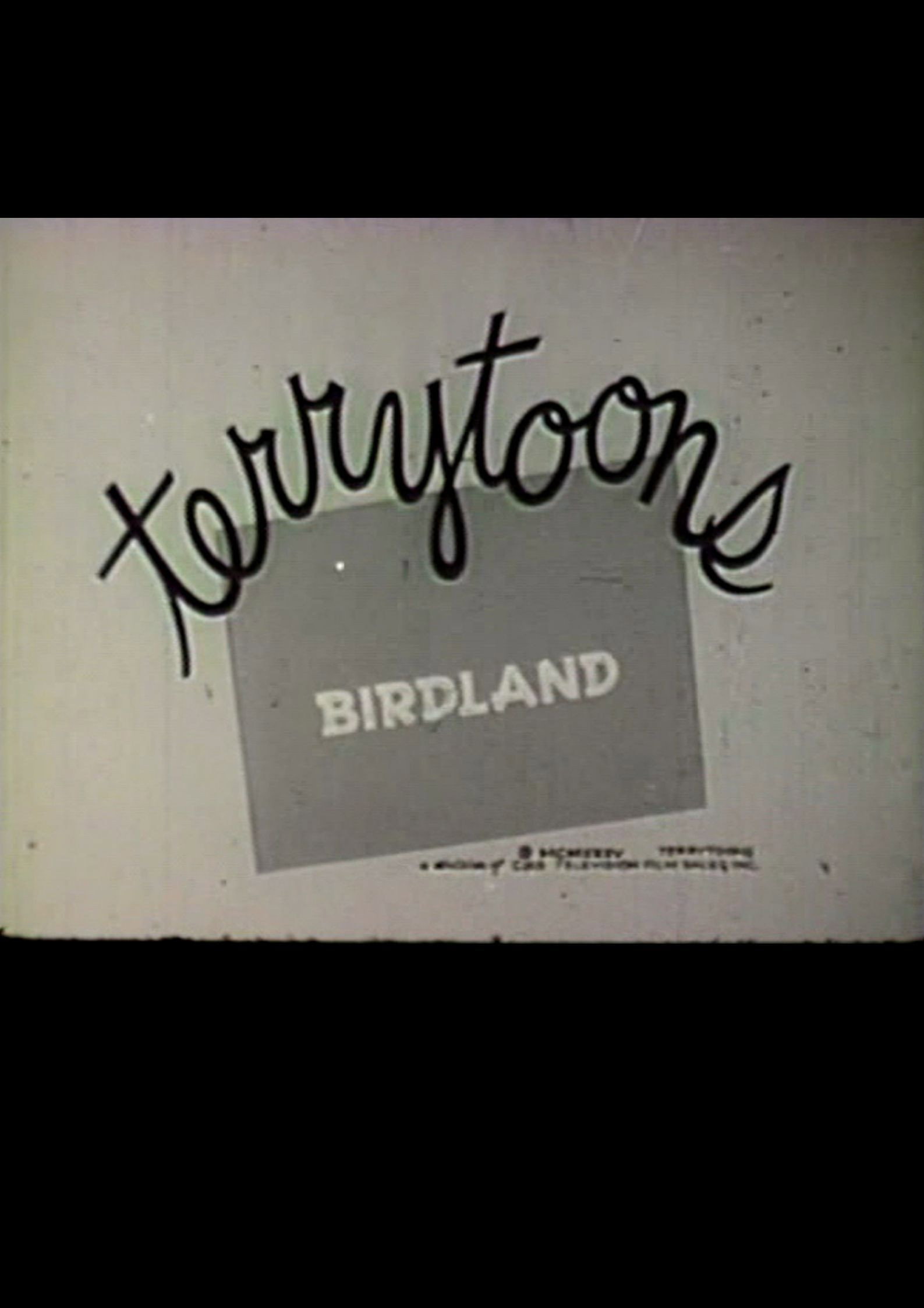 Birdland movie poster print