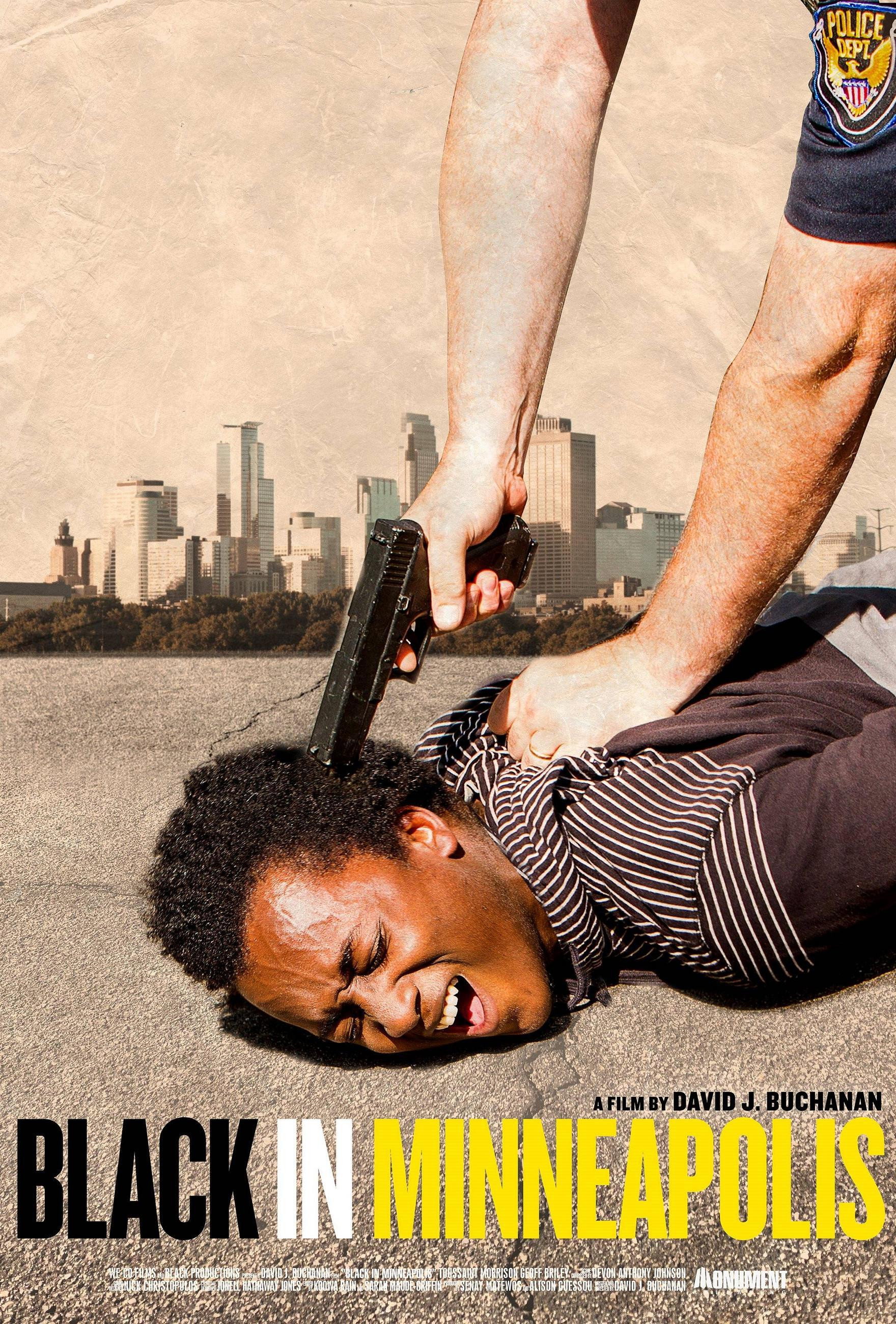 Black in Minneapolis movie poster print