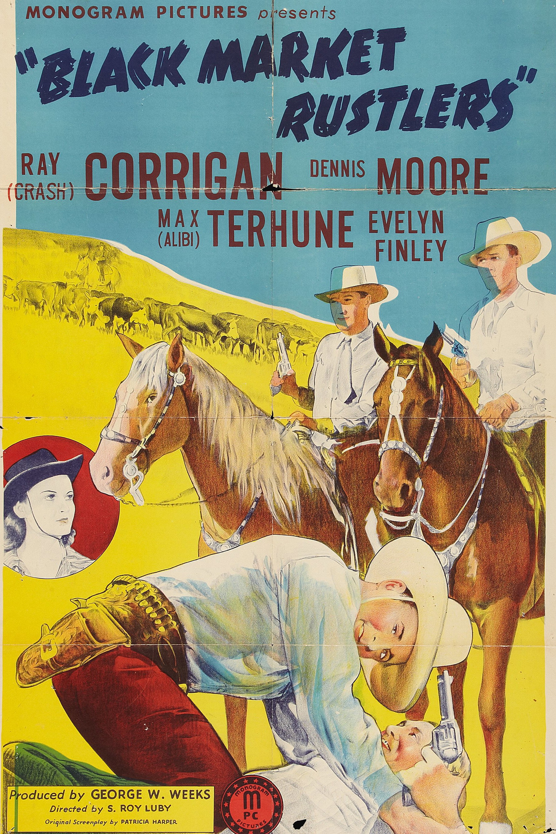 Black Market Rustlers movie poster print