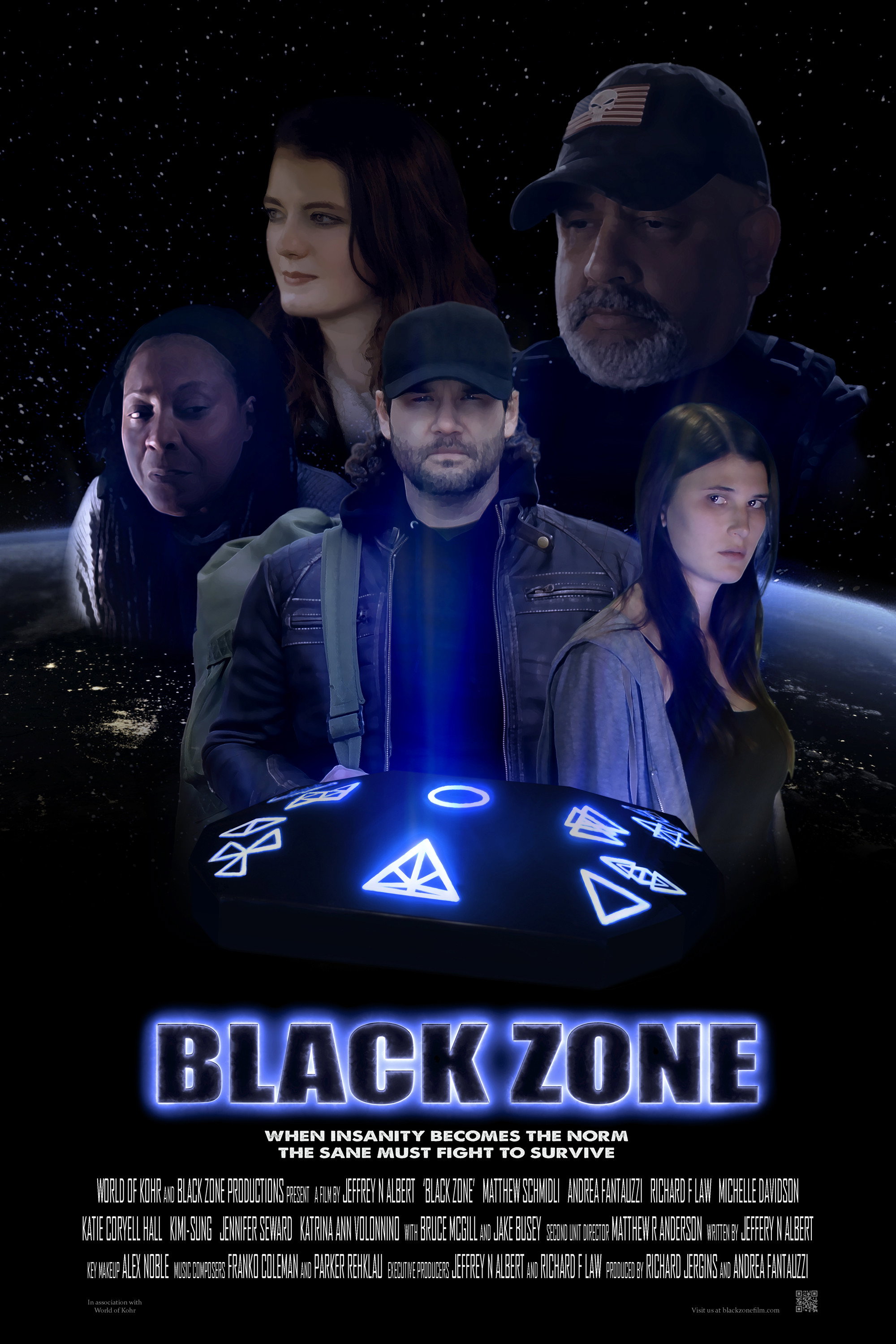 Black Zone movie poster print