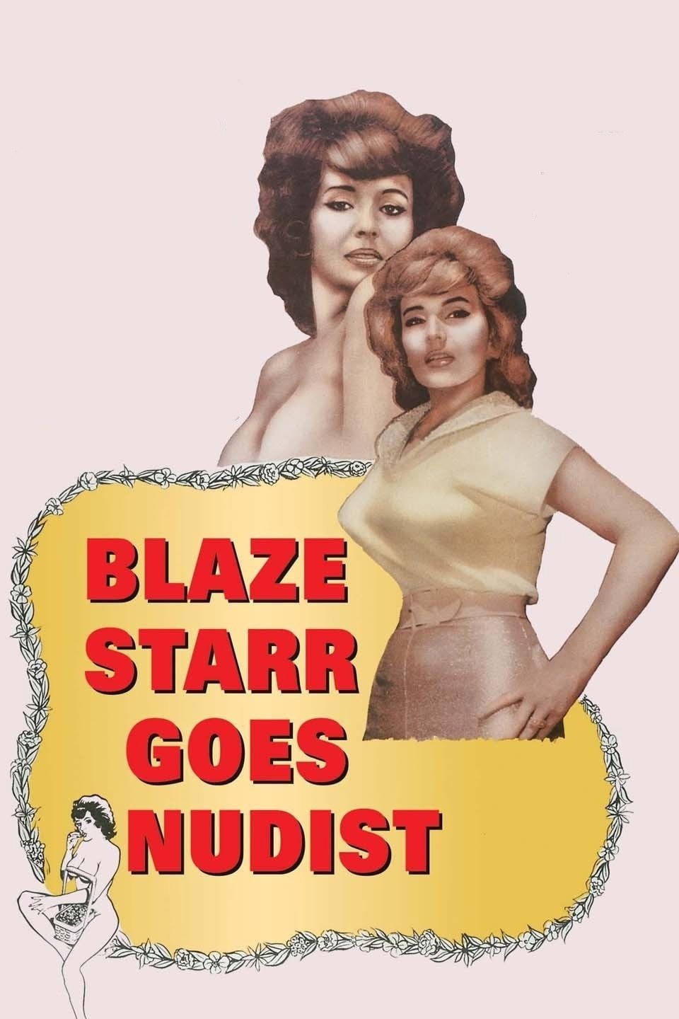 Blaze Starr Goes Nudist movie poster print
