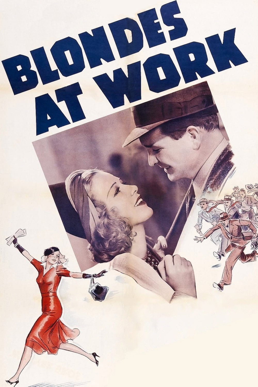Blondes at Work movie poster print