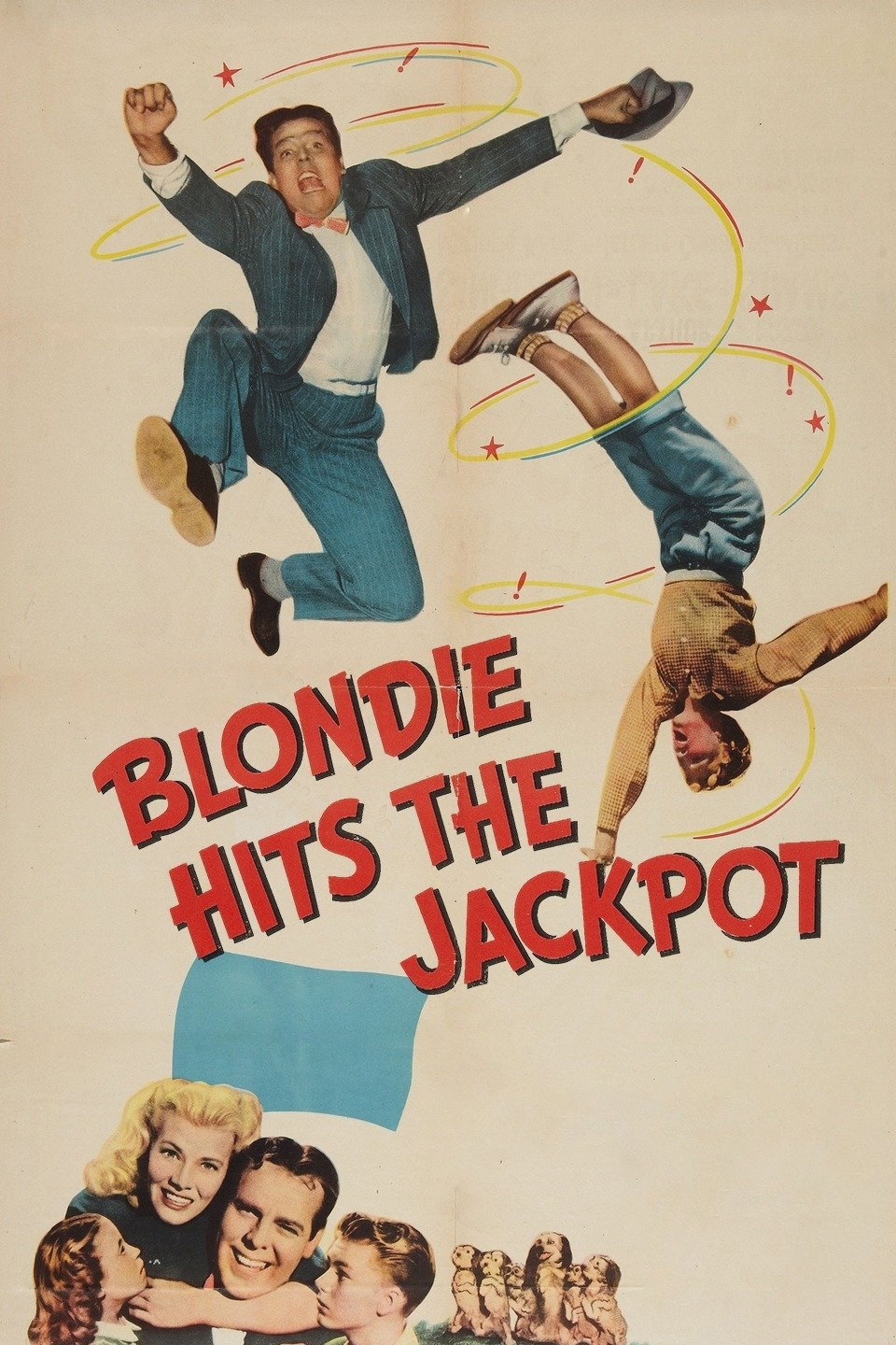Blondie Hits the Jackpot movie poster print
