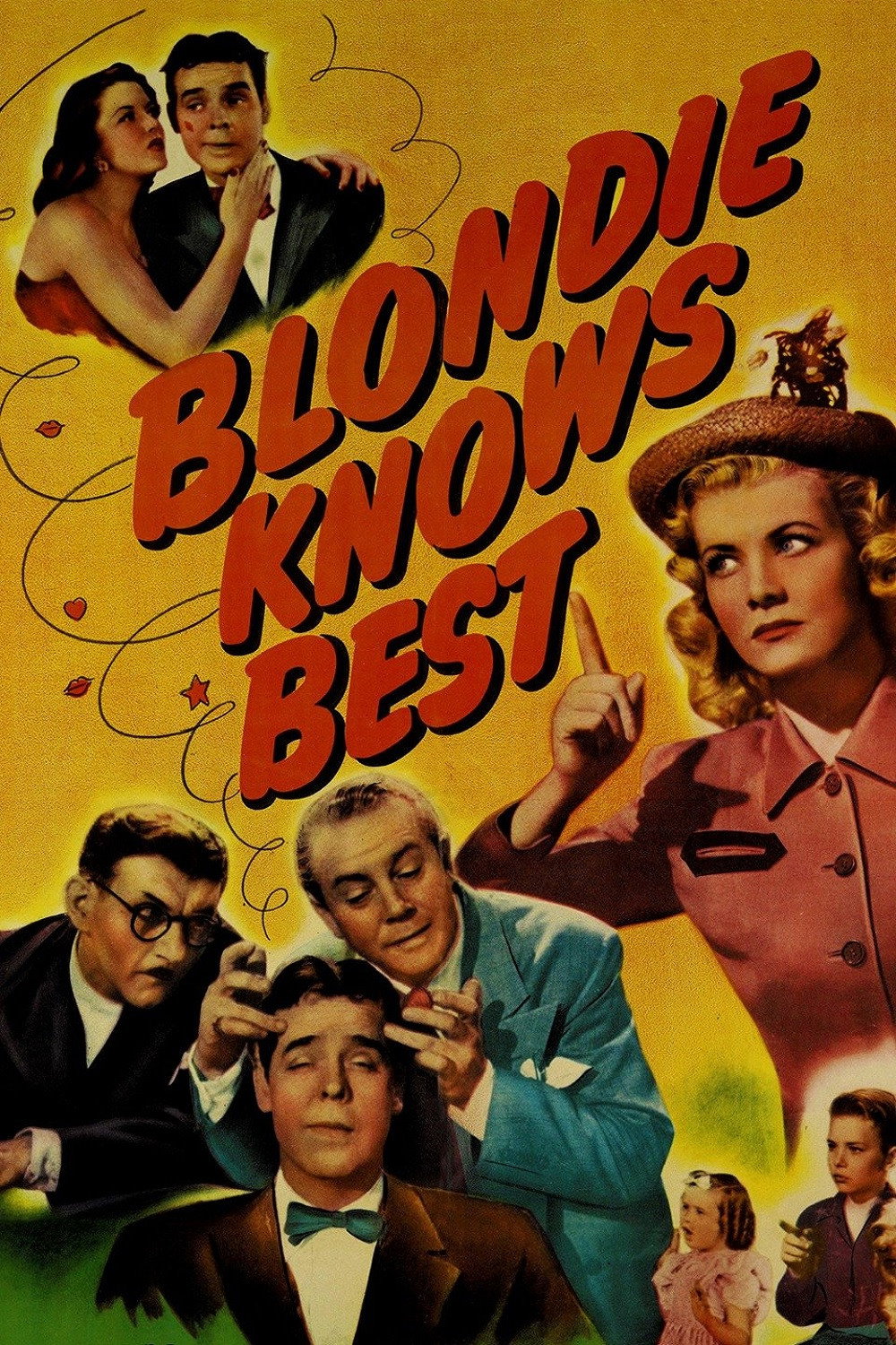 Blondie Knows Best movie poster print