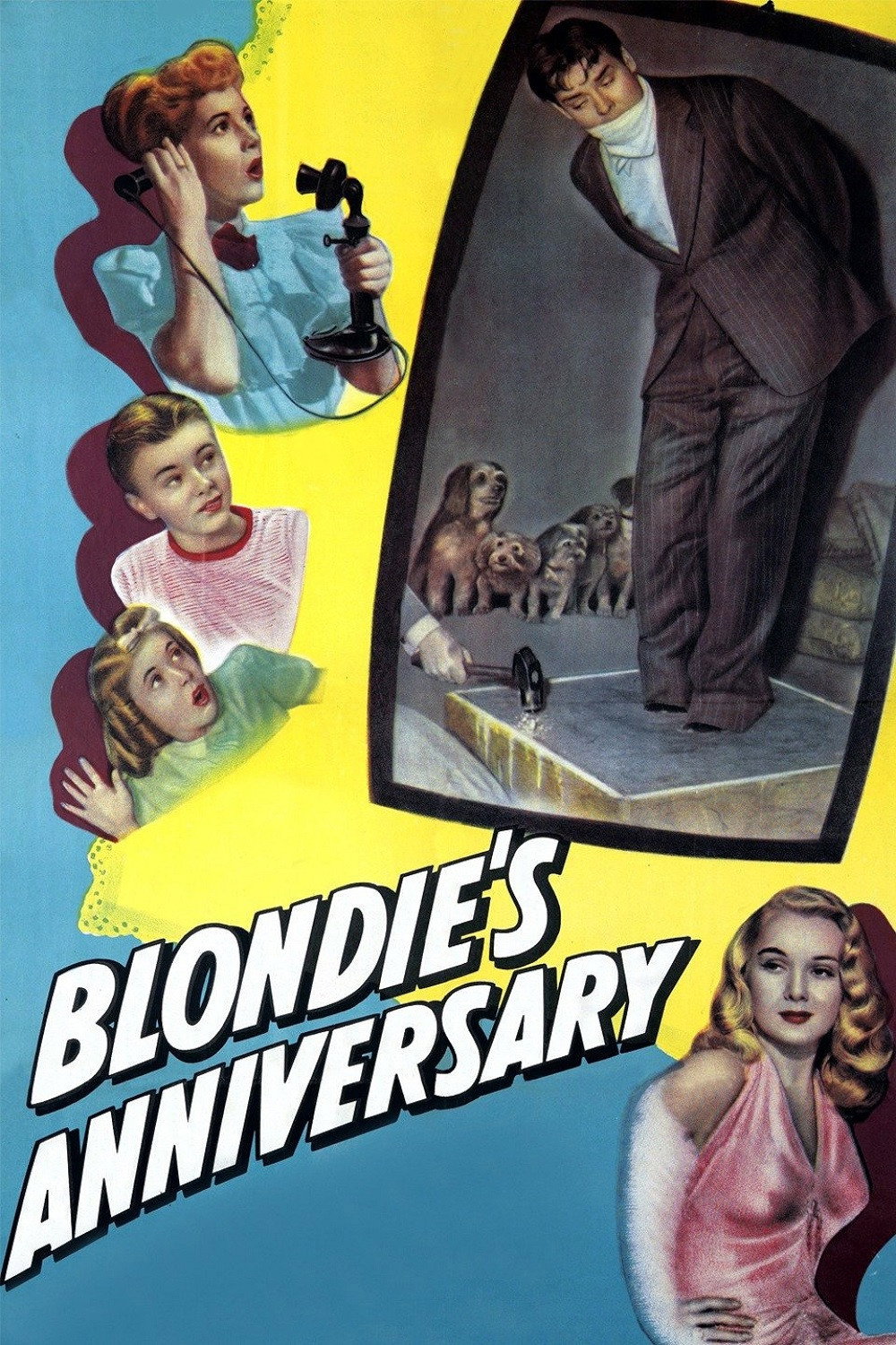 Blondie's Anniversary movie poster print