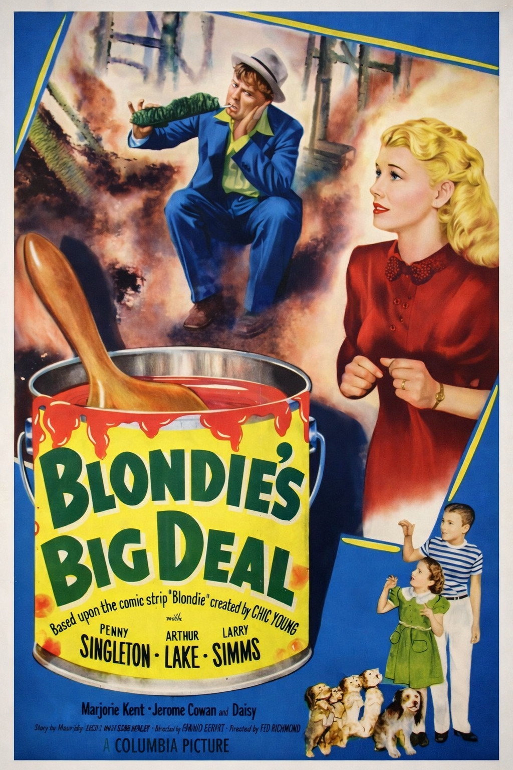 Blondie's Big Deal movie poster print