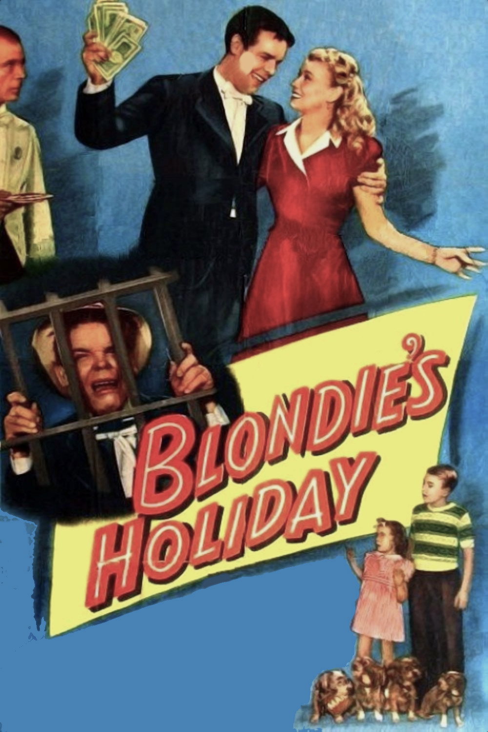 Blondie's Holiday movie poster print