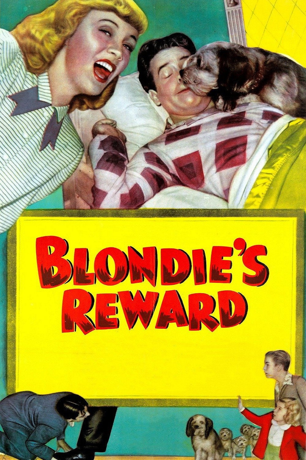 Blondie's Reward movie poster print