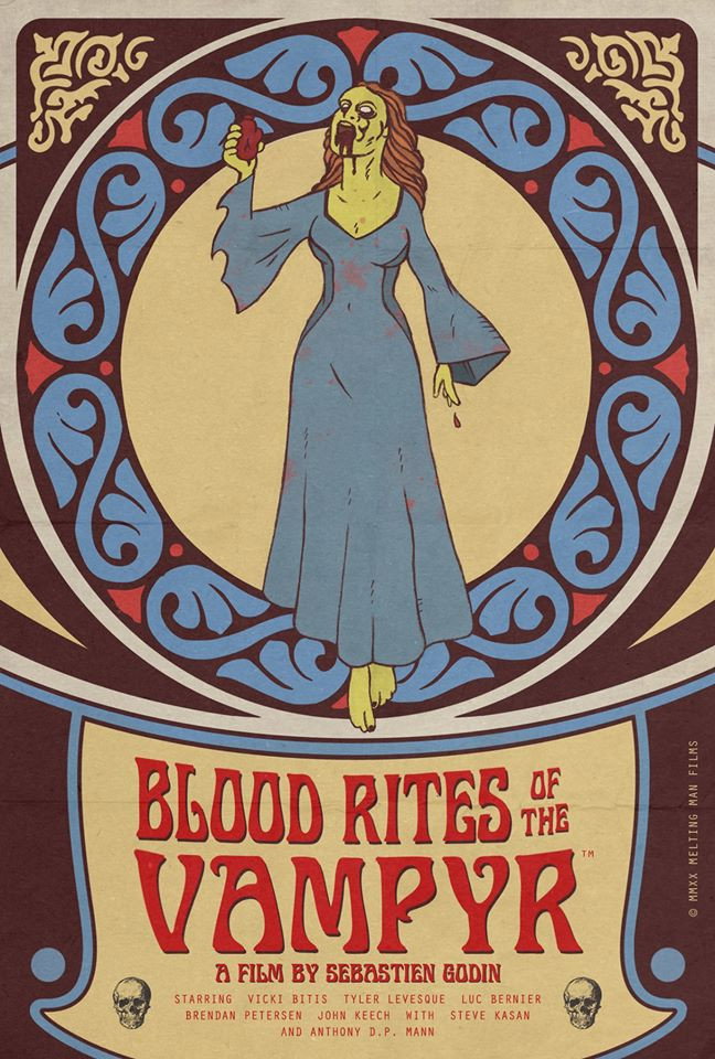 Blood Rites of the Vampyr movie poster print