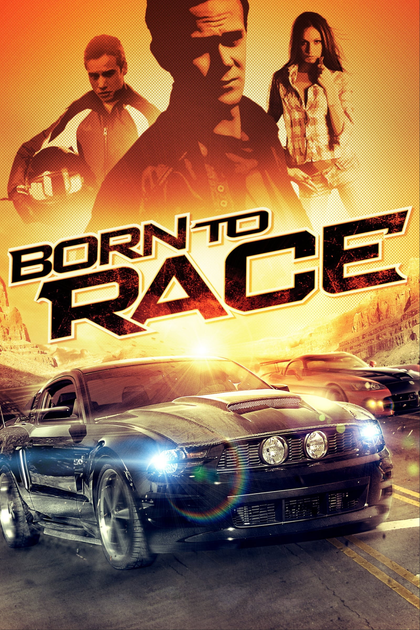 Born to Race movie poster print