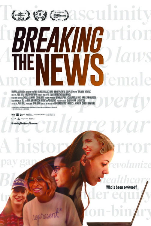 Breaking the News movie poster print