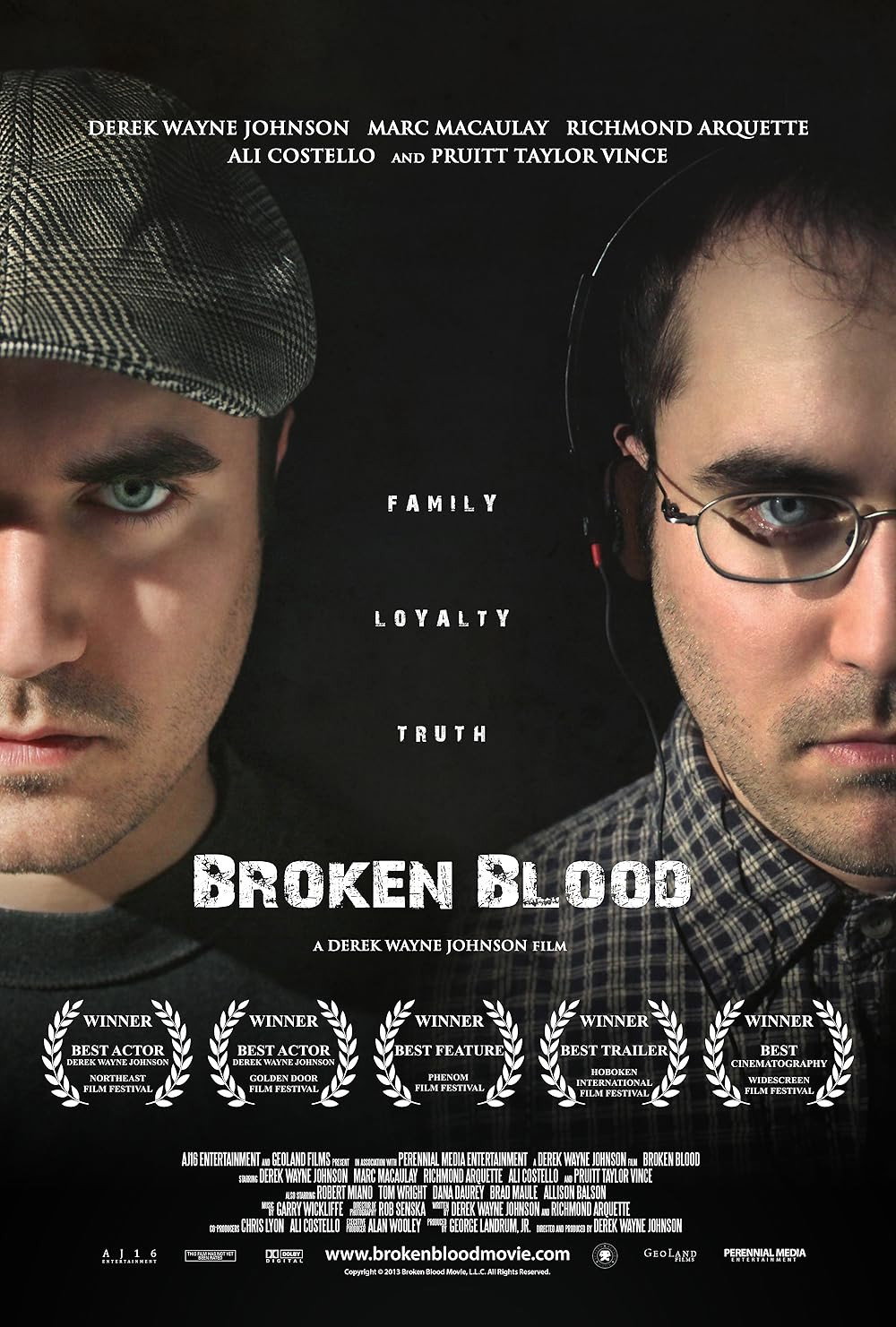Broken Blood movie poster print