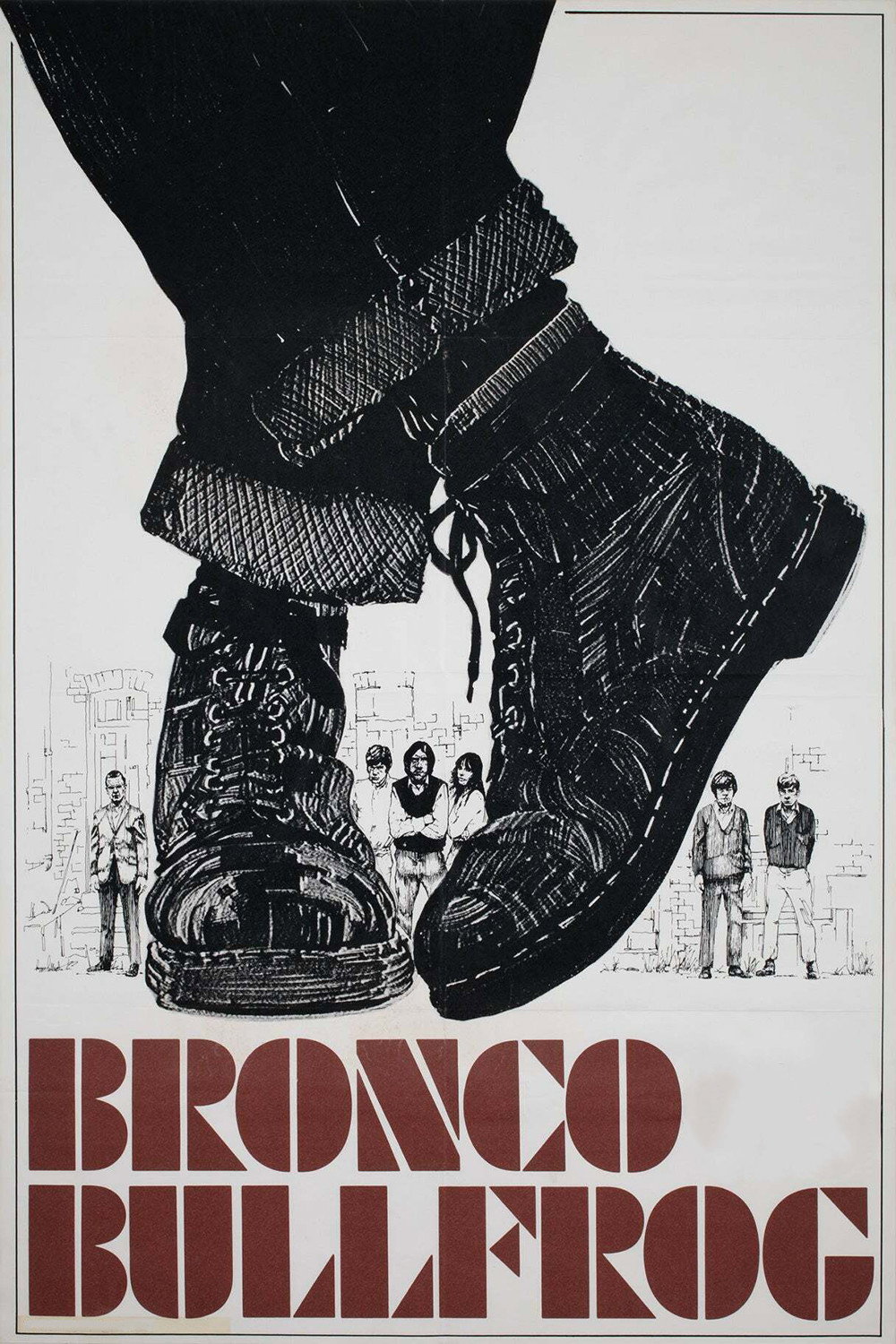 Bronco Bullfrog movie poster print