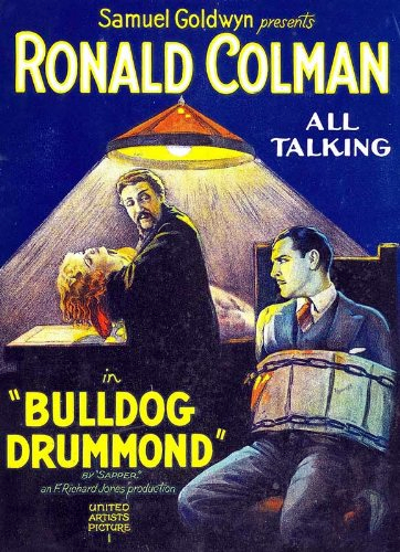 Bulldog Drummond movie poster print
