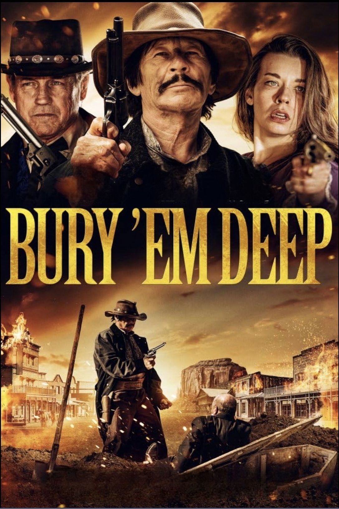 Bury 'Em Deep movie poster print