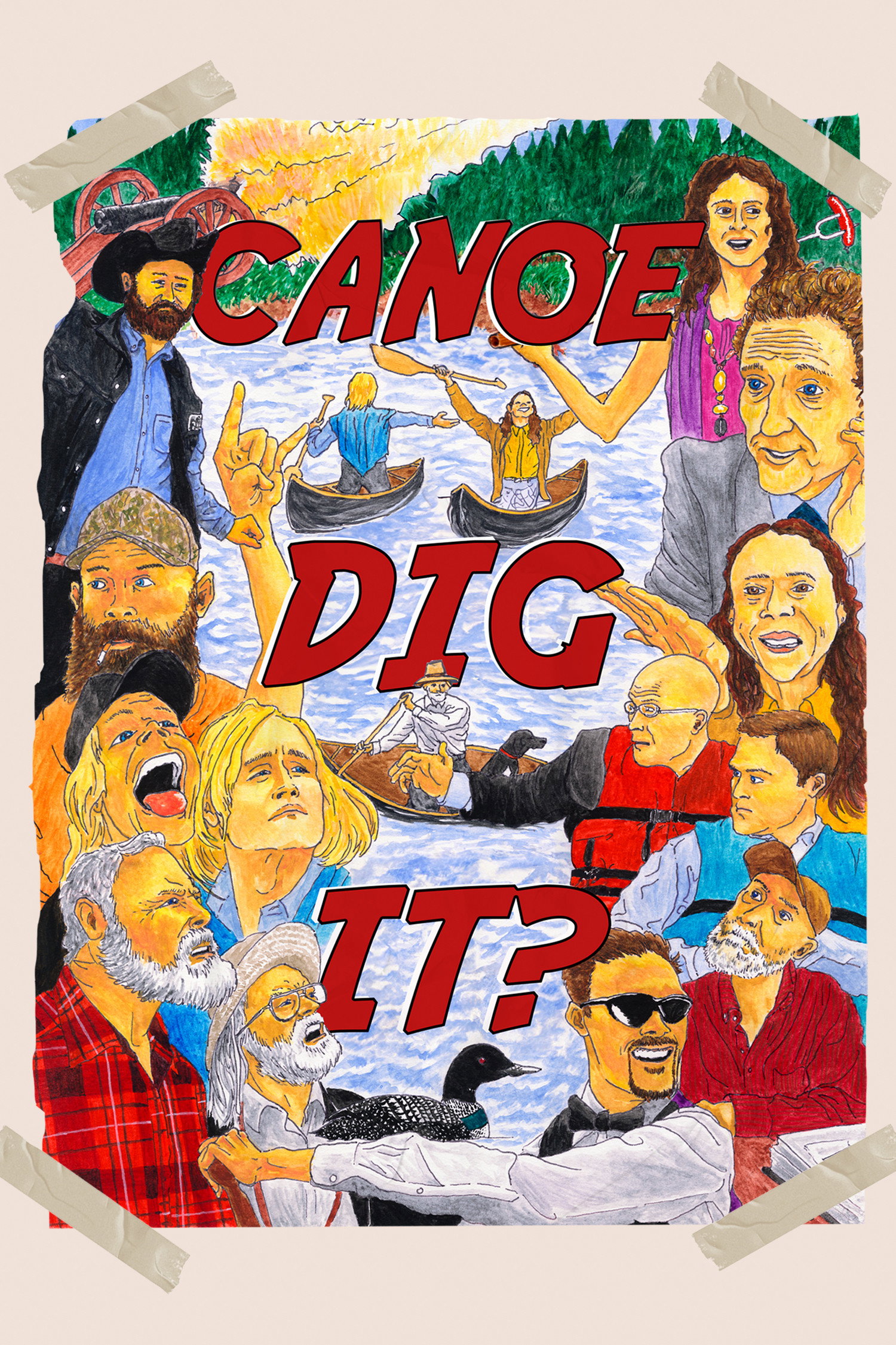 Canoe Dig It? movie poster print